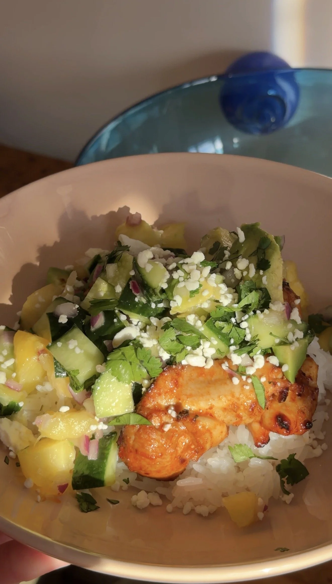 Chili Crunch Honey Chicken Bowls