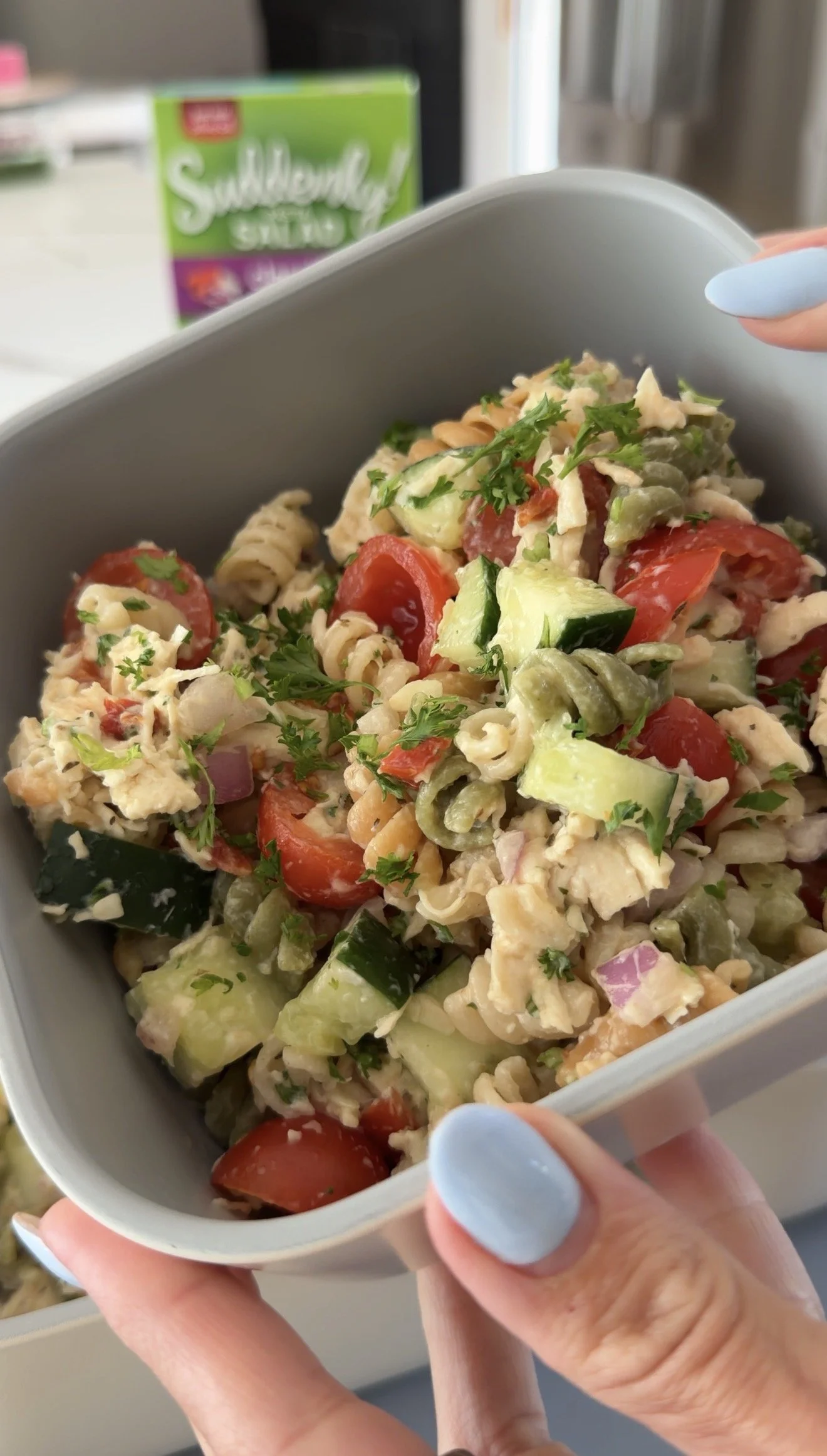 Easy High-Protein Summer Pasta Salad (15-Minute Meal Prep)
