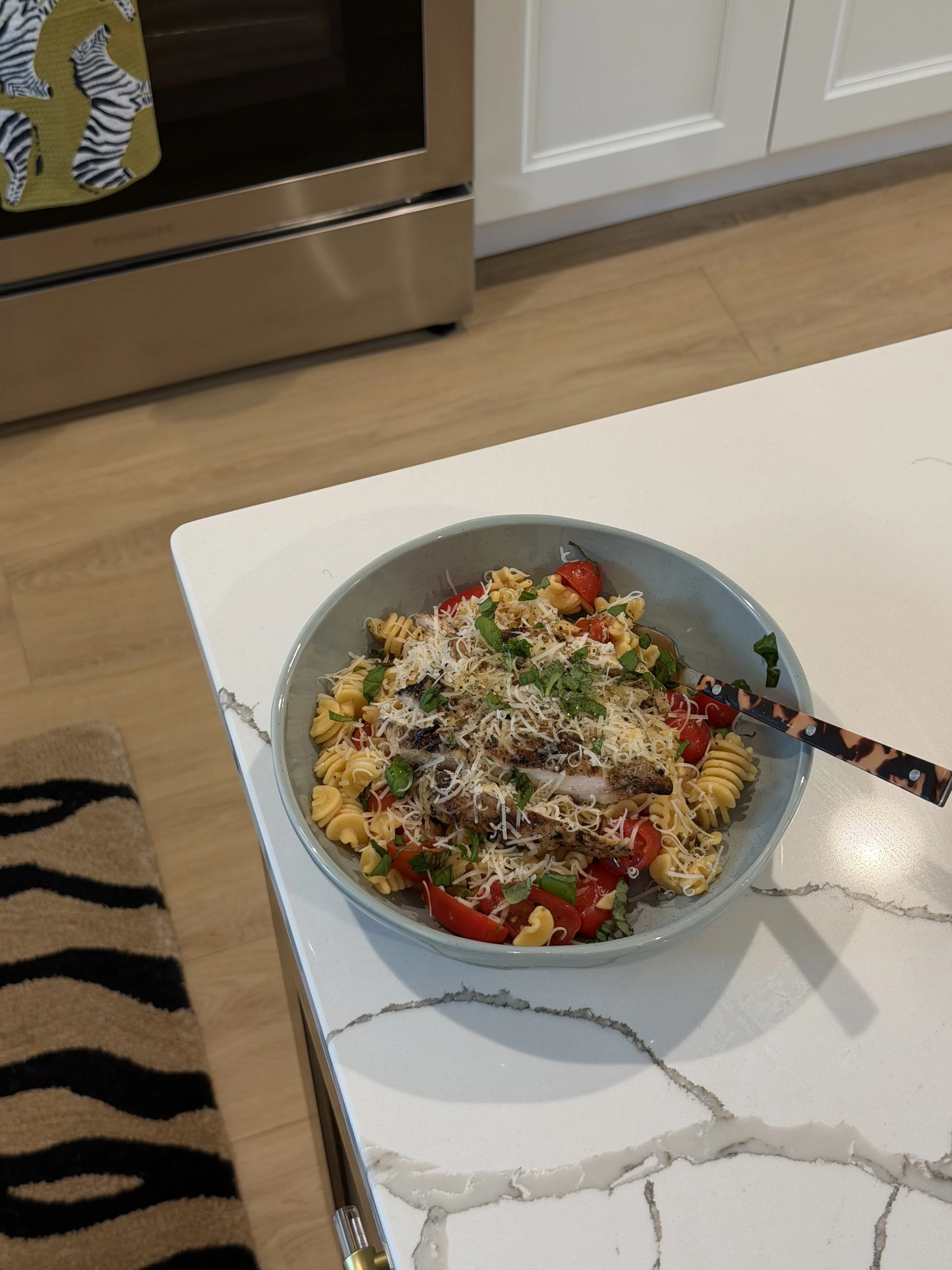 Tomato Basil Chicken Protein Pasta