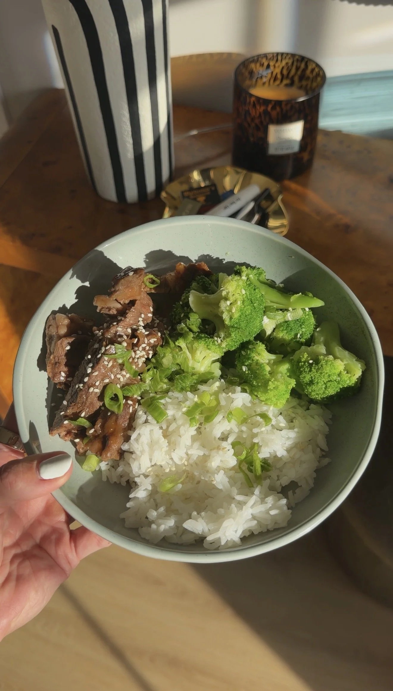 Japanese BBQ Sticky Beef Bowls