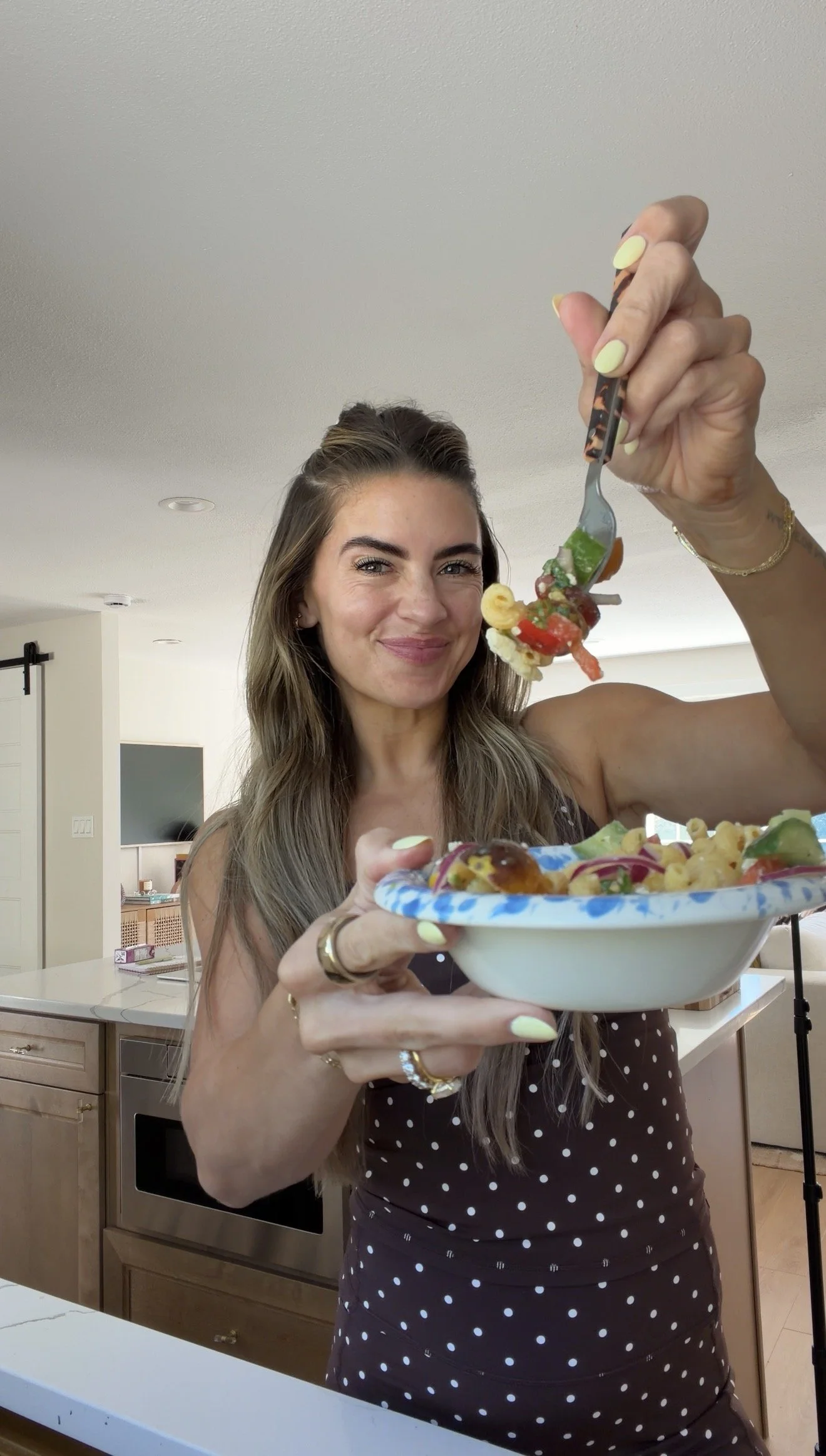 Lemon Feta Protein Pasta Salad
