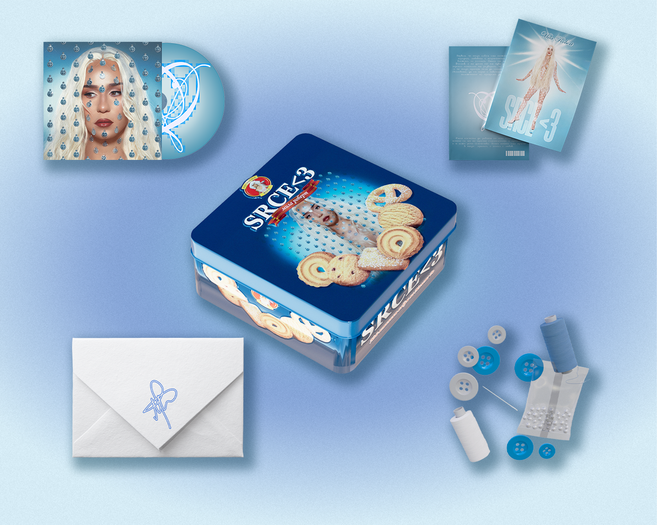 SRCE<3 ALBUM PACKAGING DESIGN