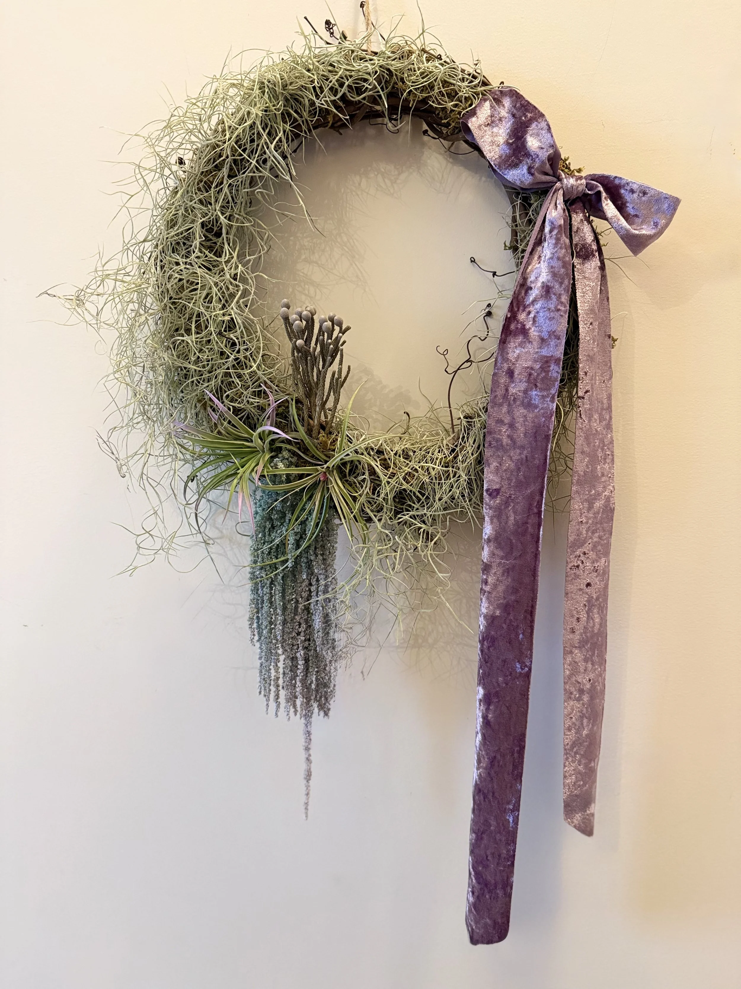 Lavender Solstice Wreath