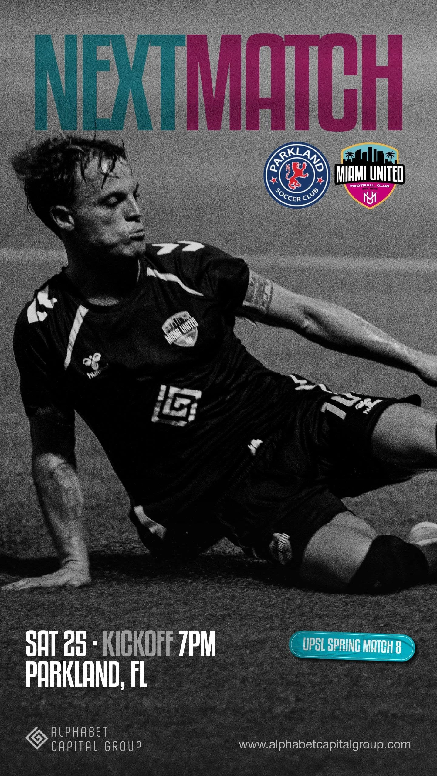 Match Preview: Miami United Looks to Defend First Place in Road Test Against Parkland SC