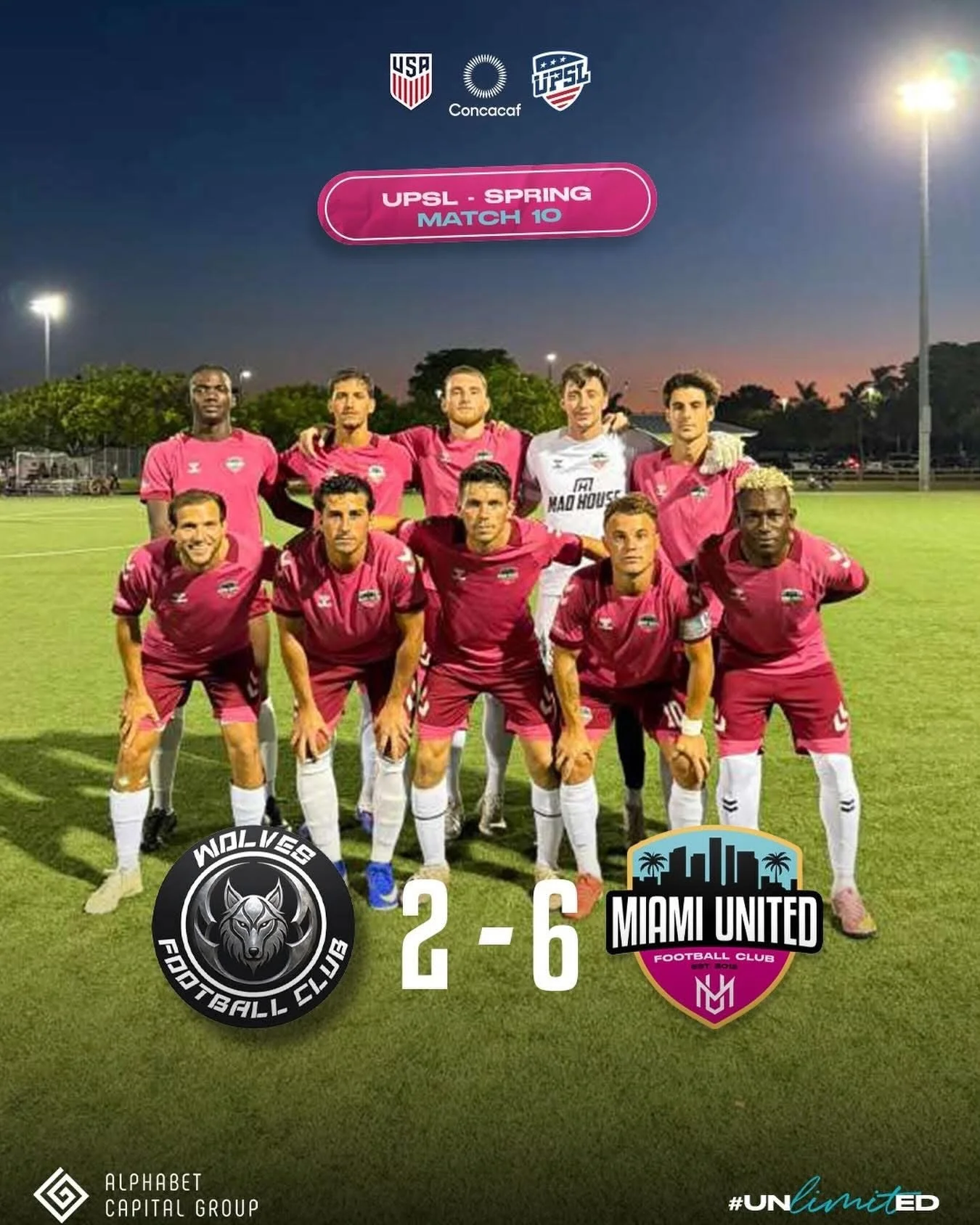 Miami United FC Weekend Recap: First Team reaches nine straight wins, Reserve Team stays perfect, and U23 continues strong form