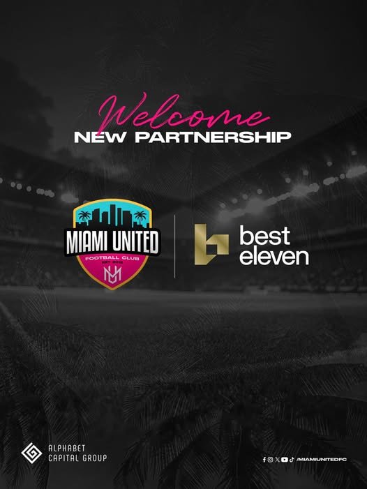 Miami United FC announces strategic partnership with Best Eleven Sports Group