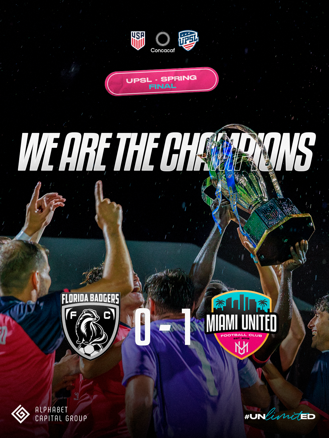 Miami United Fc Crowned Upsl Spring South Florida Playoff Champions