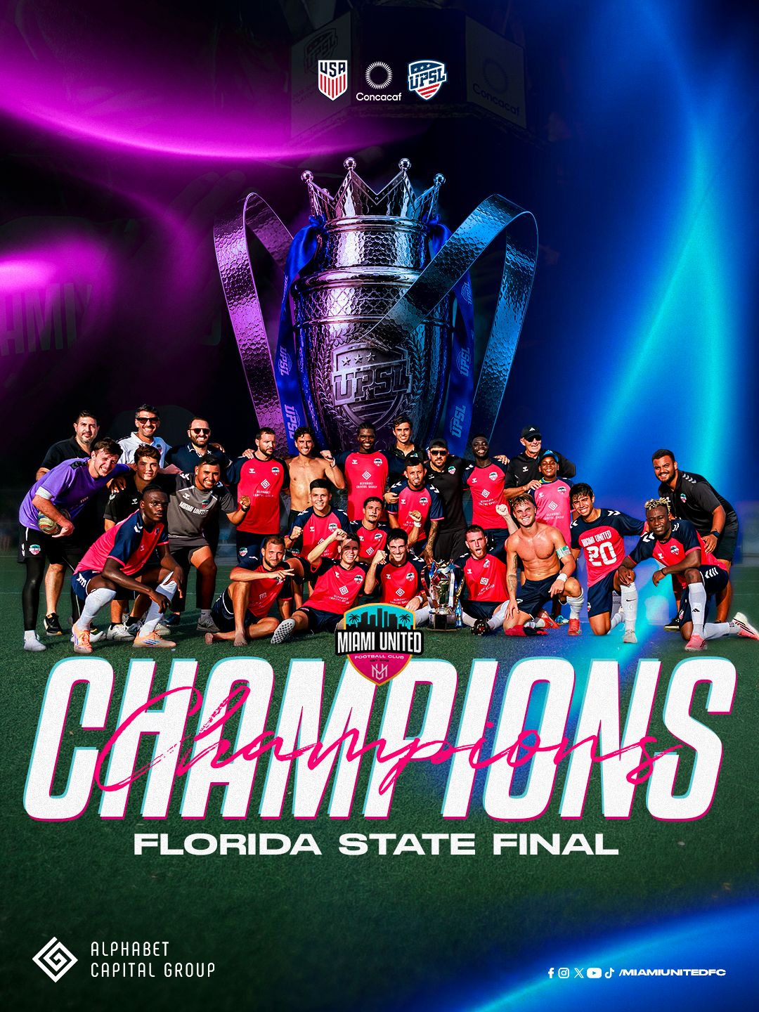 Miami United FC crowned Florida State champions for the third consecutive year