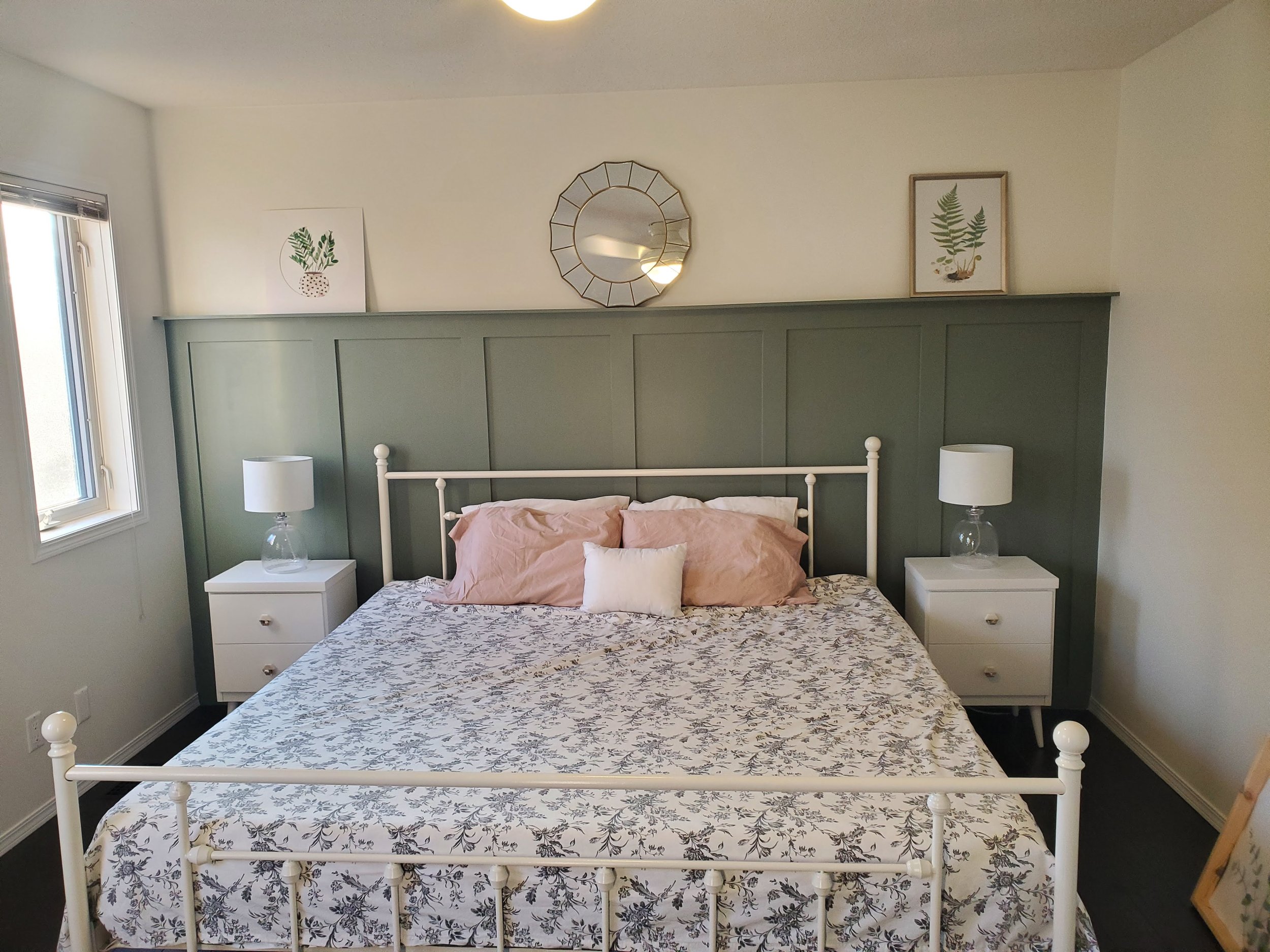 Accent Wall in Master Bedroom