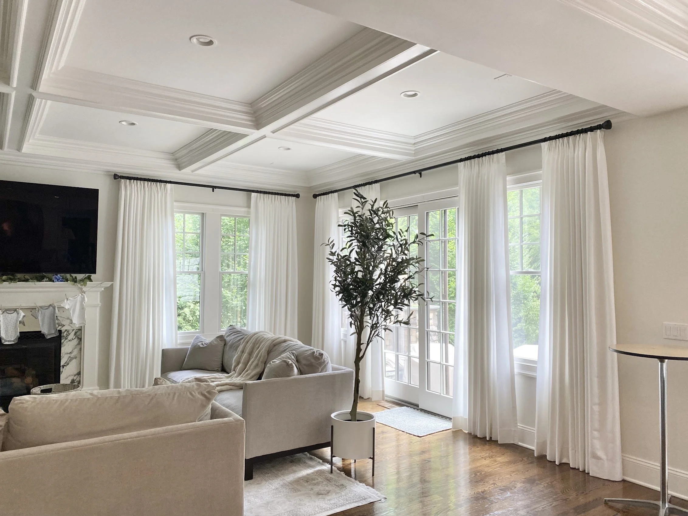 Modern Drapery Pleat Tack-High 3-Prong