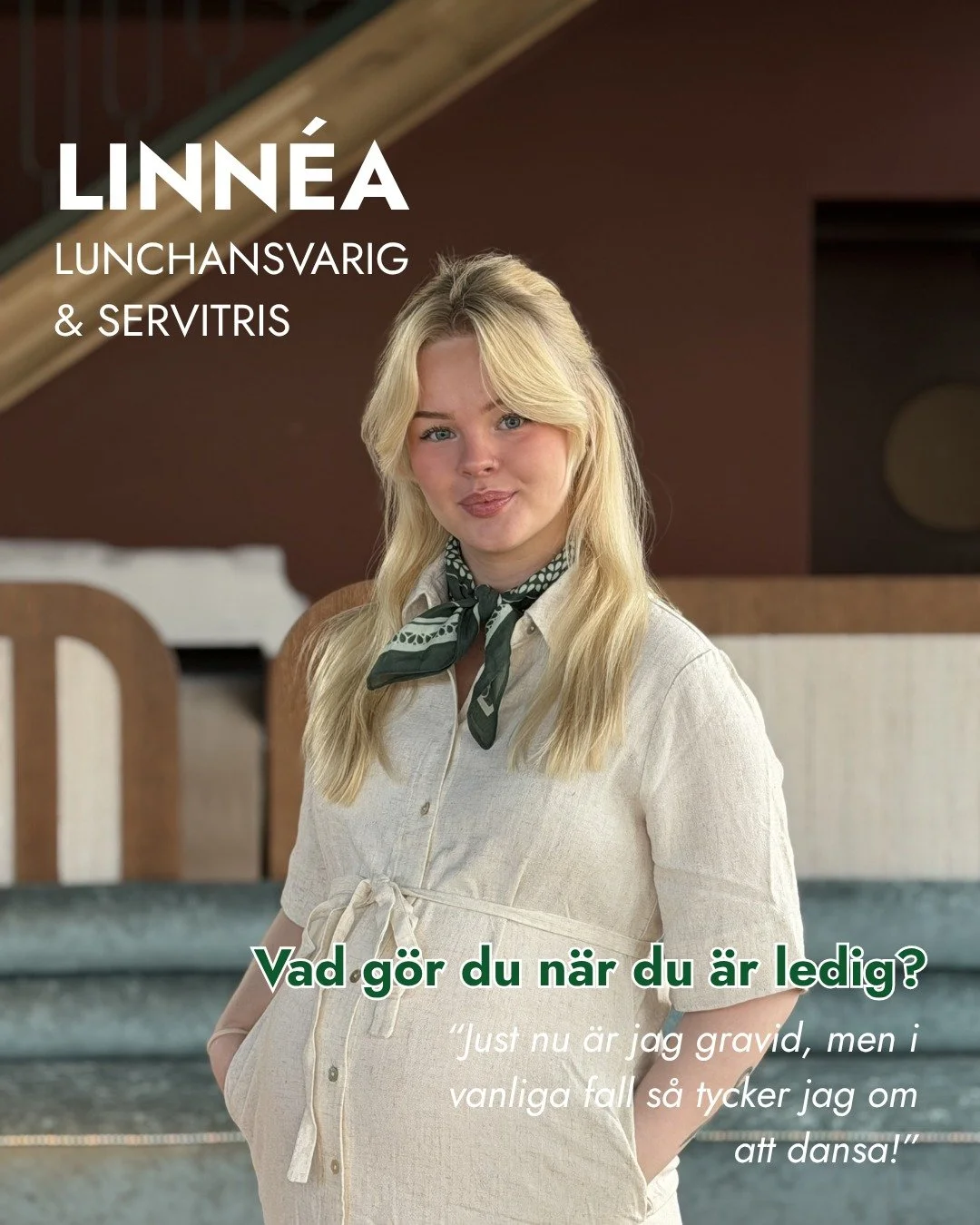 M&ouml;t personerna som f&aring;r er kv&auml;ll att bli det d&auml;r lilla extra! 💚

Maten och drycken &auml;r en del av upplevelsen, men det &auml;r v&aring;rt team som g&ouml;r kv&auml;llen komplett. Med fingertoppsk&auml;nsla och fokus p&aring; a