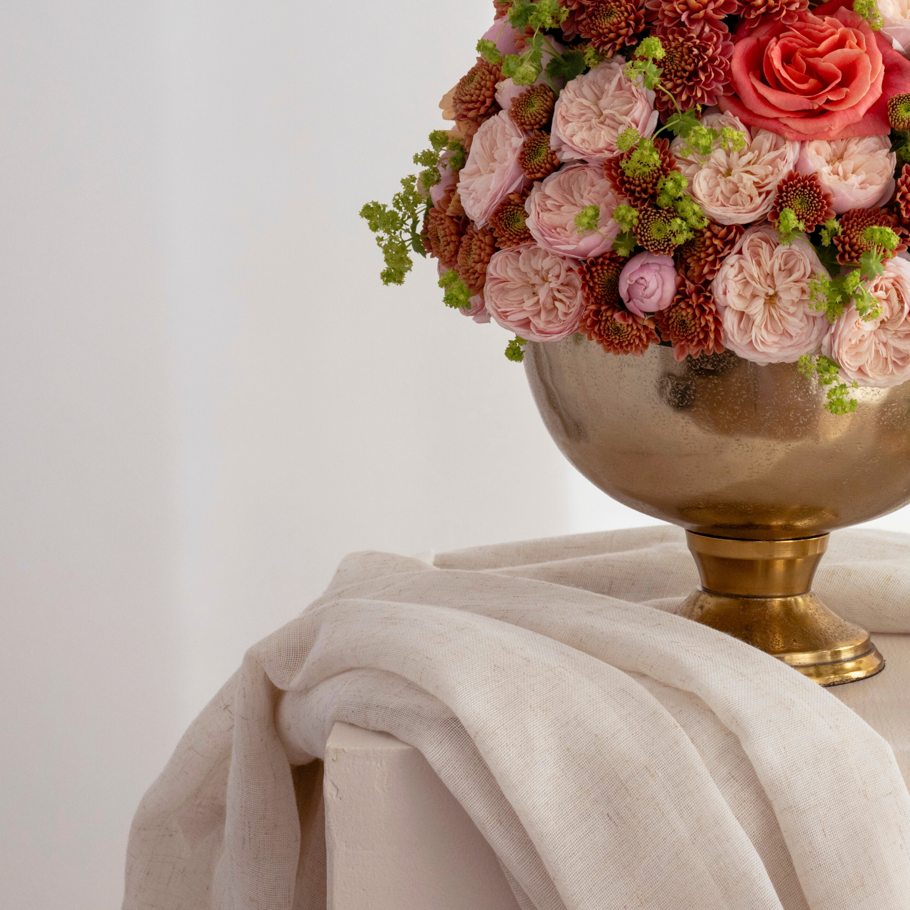 a flower arrangement for a corporate event