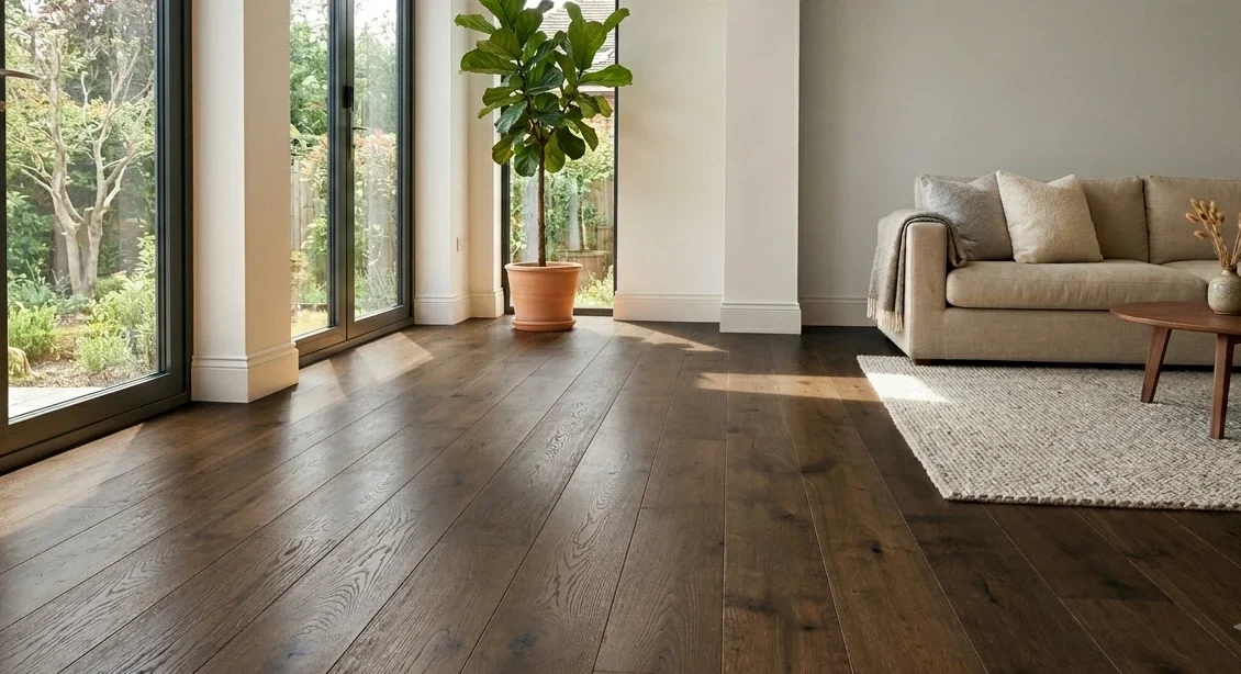 How Wide Plank Hardwood Floors Make a Small Room Look Bigger