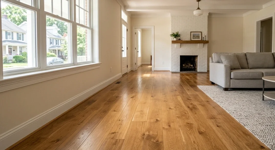 Hardwood floor refinishing Phoenixville PA Chester County historic borough home