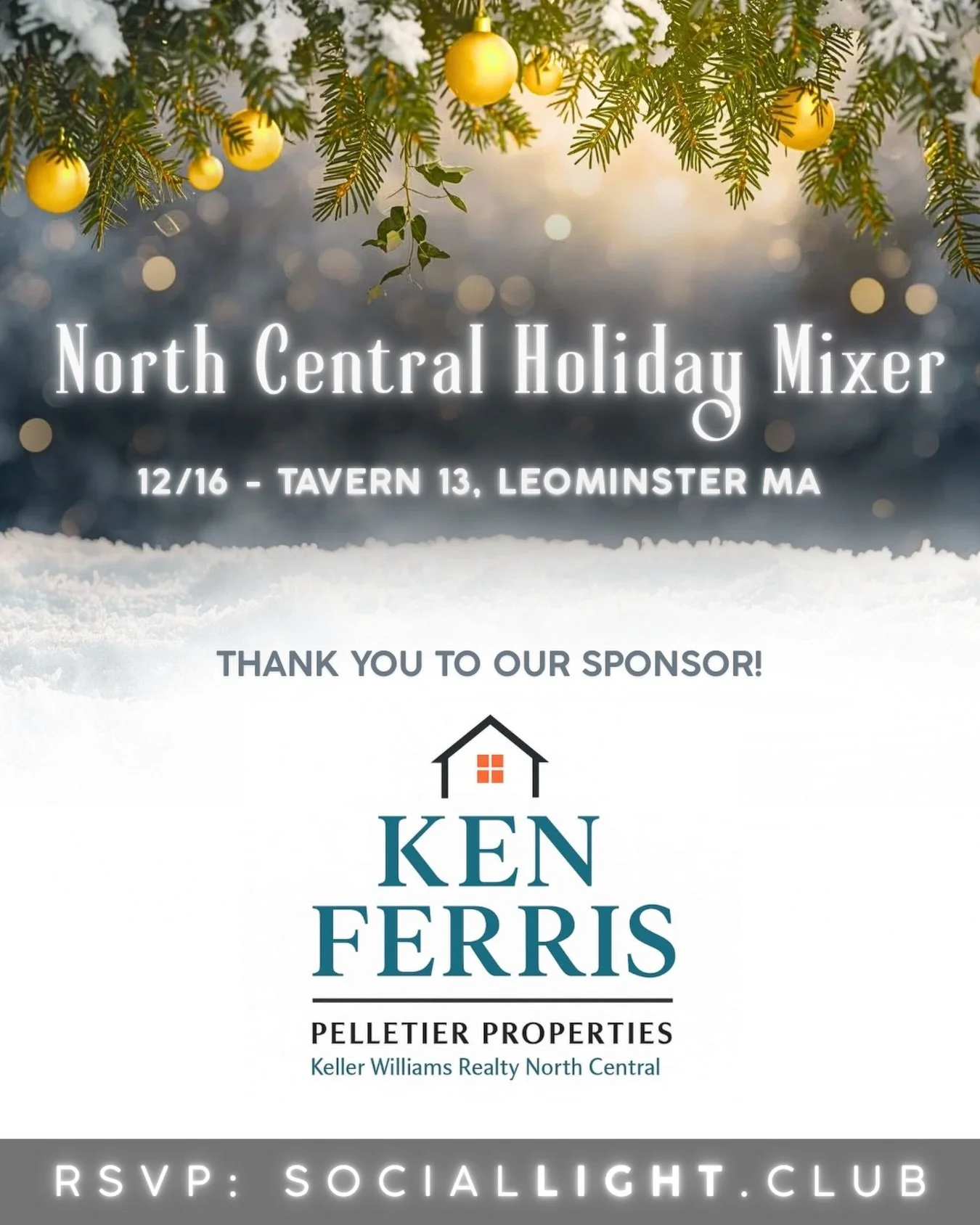 Shoutout to @ken.ferris.re! We&rsquo;re super excited for our next event! Join us on the 16th for our 3rd annual holiday mixer! 

Meet new people, reconnect with old friends. DM to RSVP or participate. 

Let&rsquo;s continue to create an amazing prof