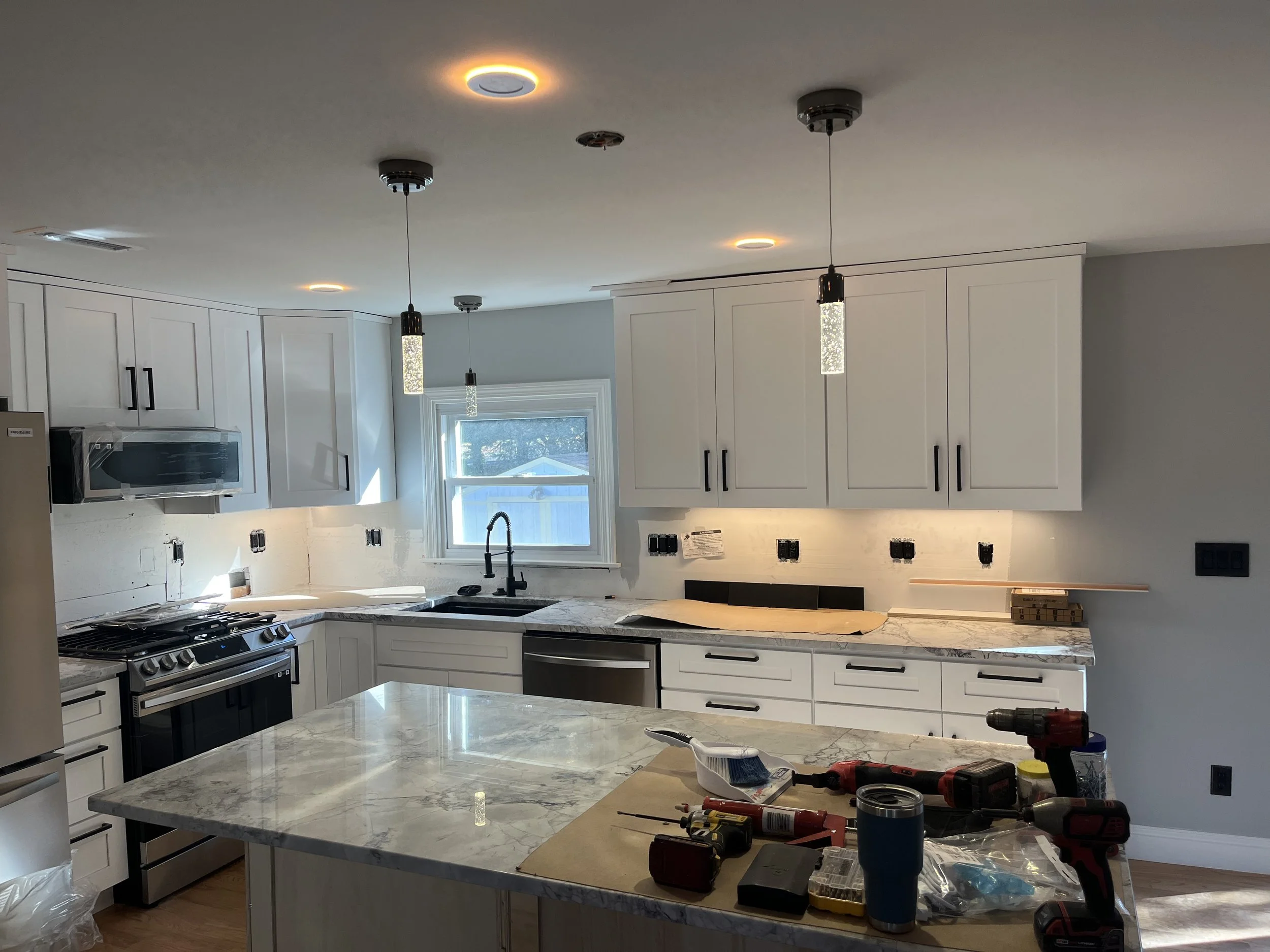 Kitchen electrical remodels