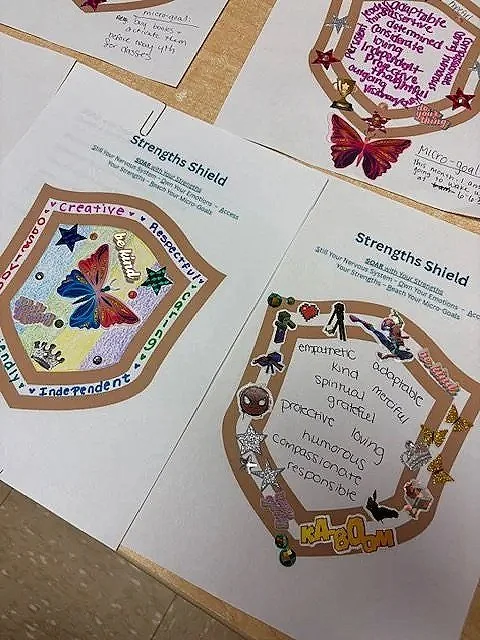       
  
       Strength Shields &amp; Sisterhood     Last week, I had the privilege of facilitating a Family Empowerment Night with the incredible ladies of   Marguerite's Place, Inc.  where I volunteer time and tips on resilience and well-being.  