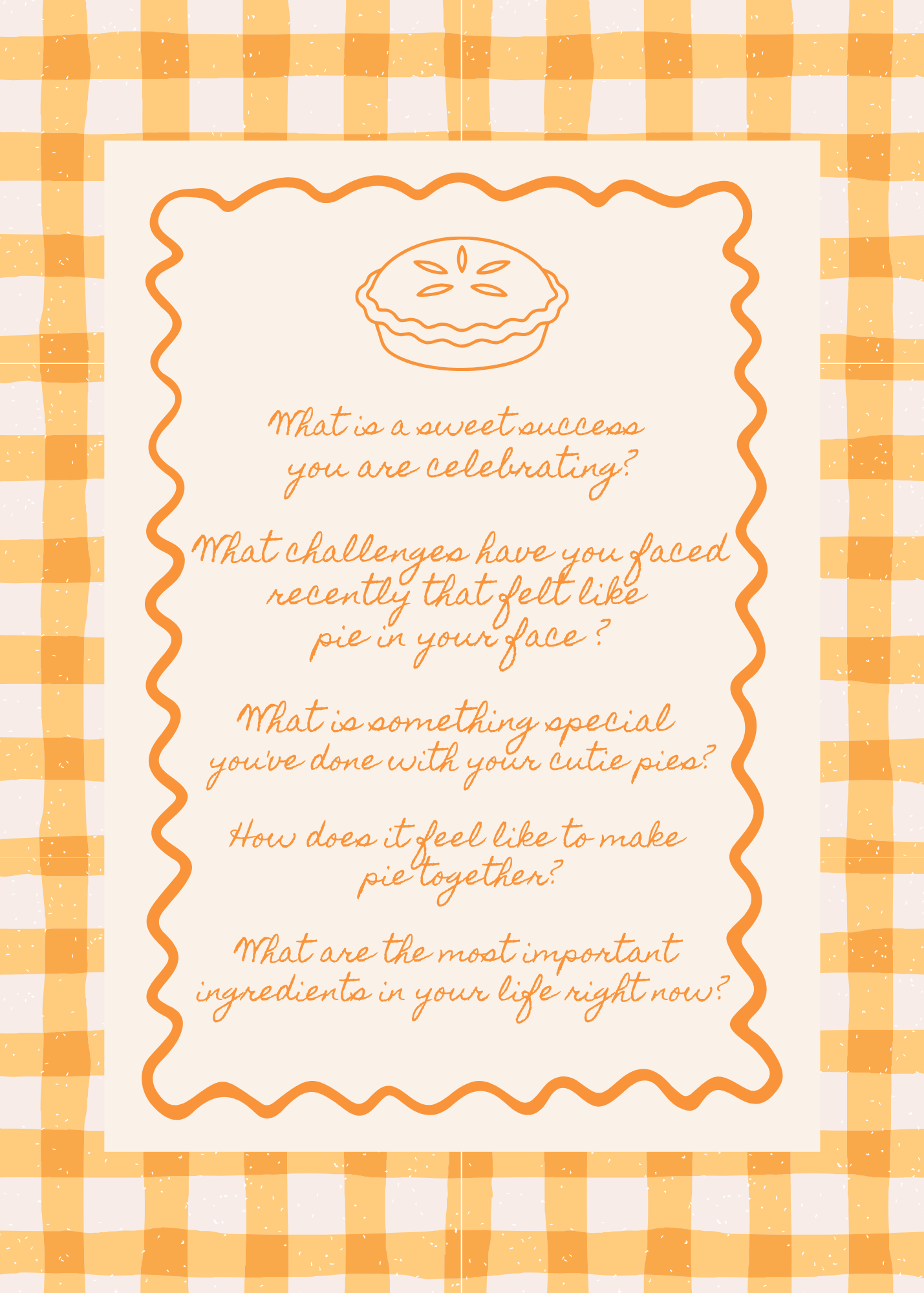       
  
     What Ice Breaker?     As soon as the women of Marguerite's Place, Inc. arrived at the gathering space, drawn in by the festive, fall decor and do-it-yourself mini-pies, Family Support Night transformed into an instant and heart-warming