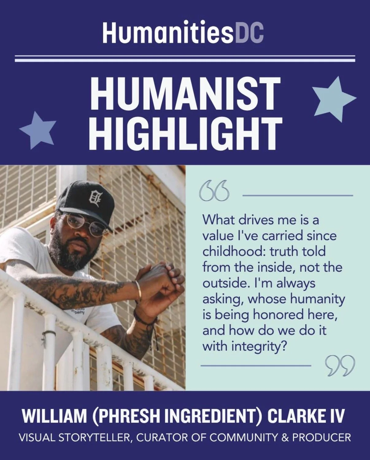 HumanitiesDC / Humanist Highlight | Phresh Ingredient 2026