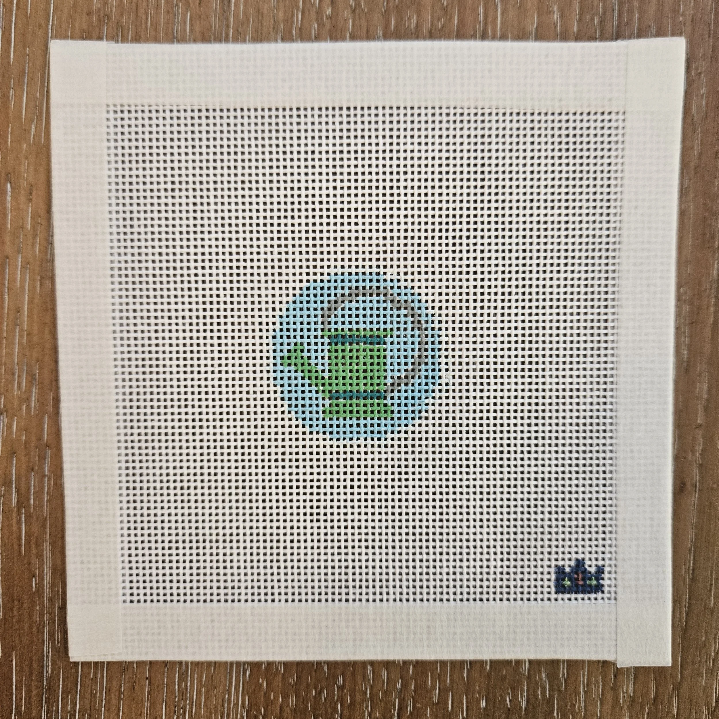 Watering Pail Key Fob Canvas