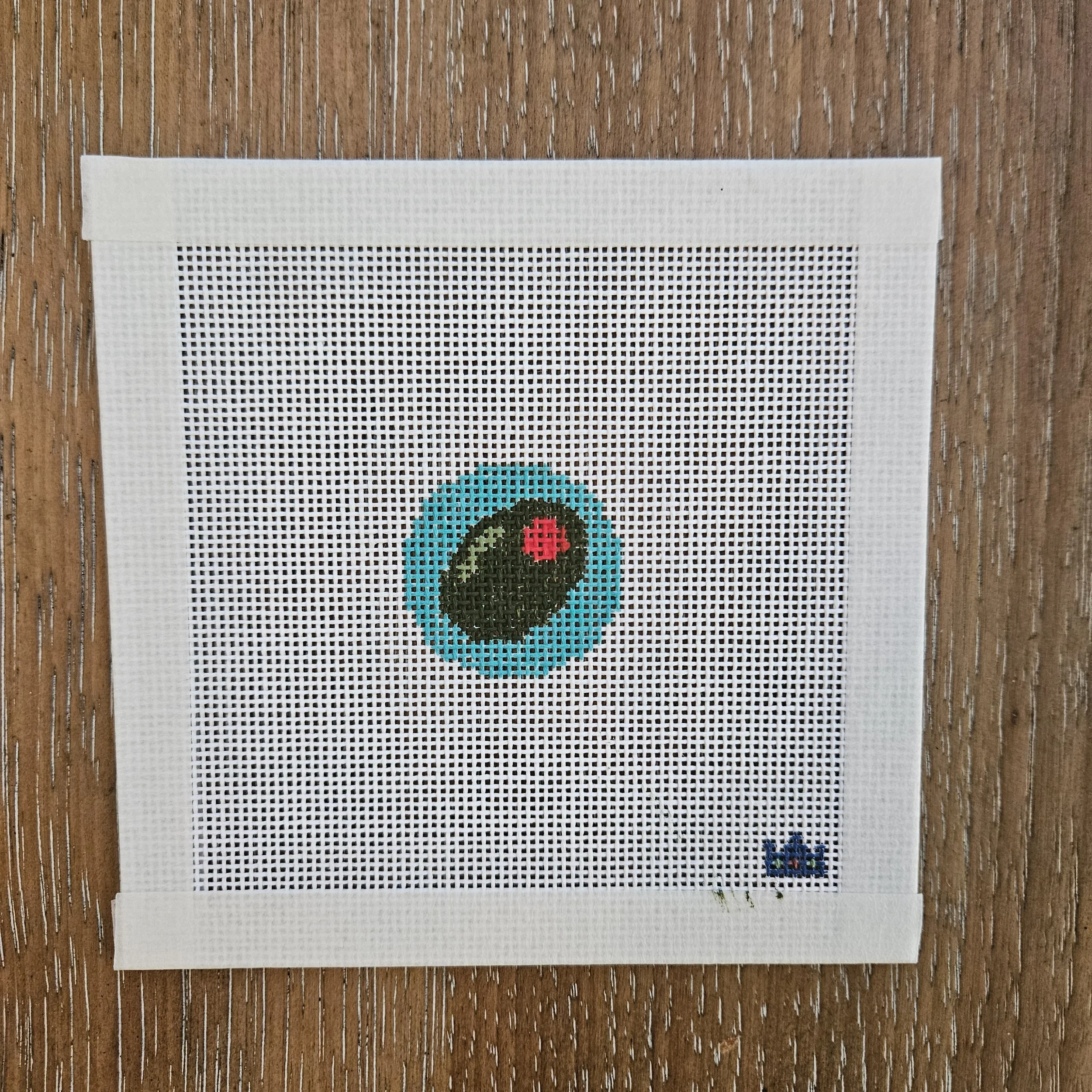 Olive Key Fob Canvas