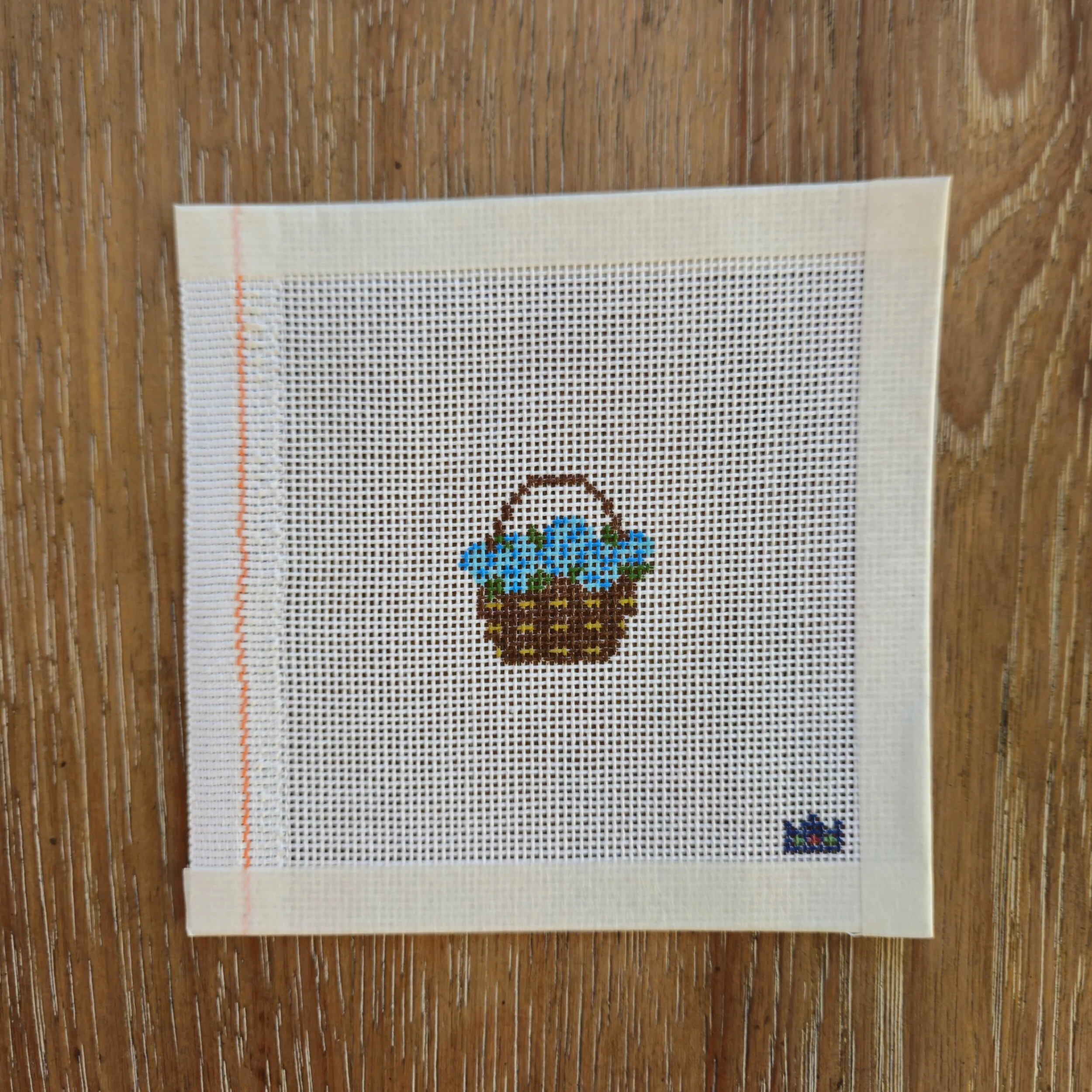 Blue Hydrangea Bitty Box Canvas