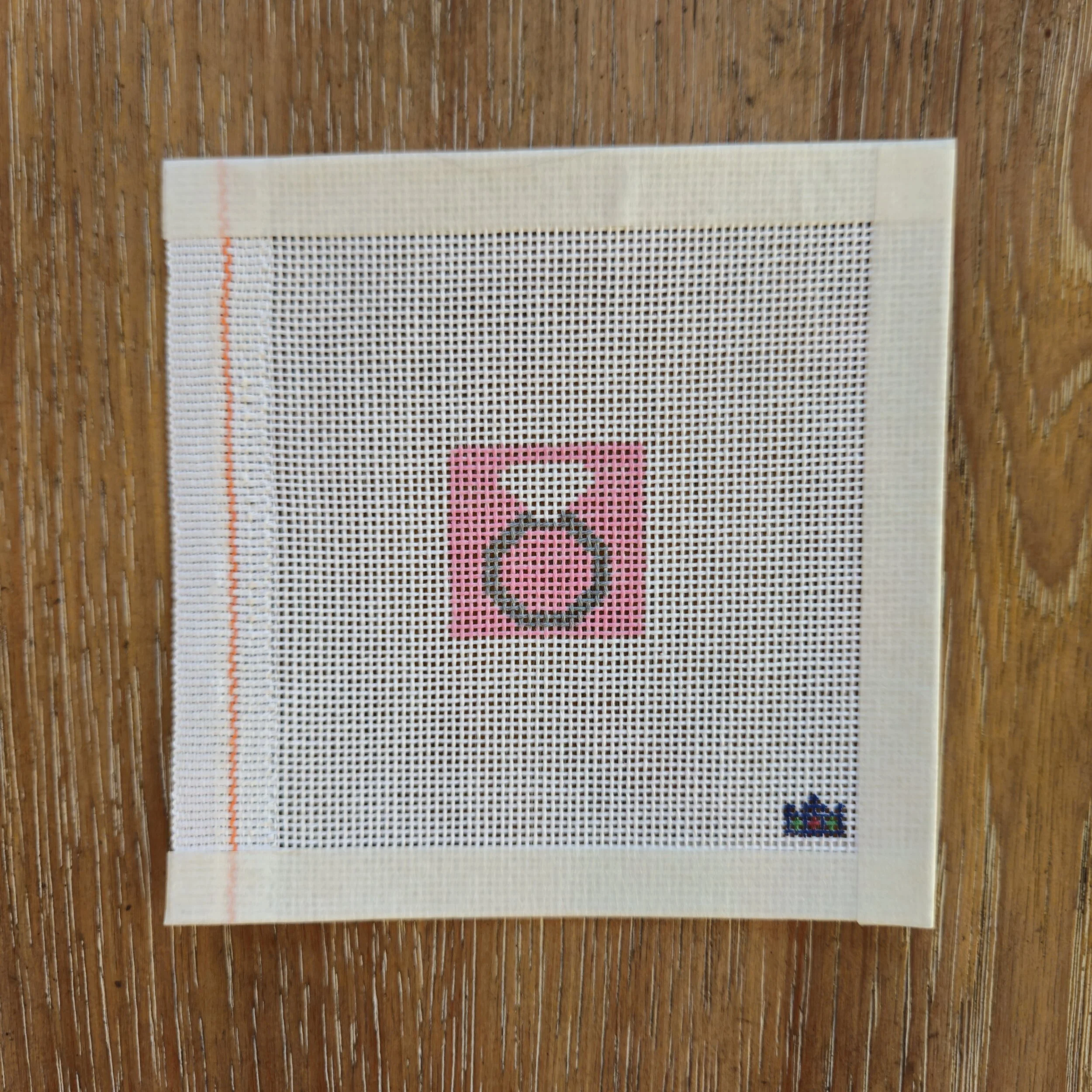Pink Ring Bitty Box Canvas