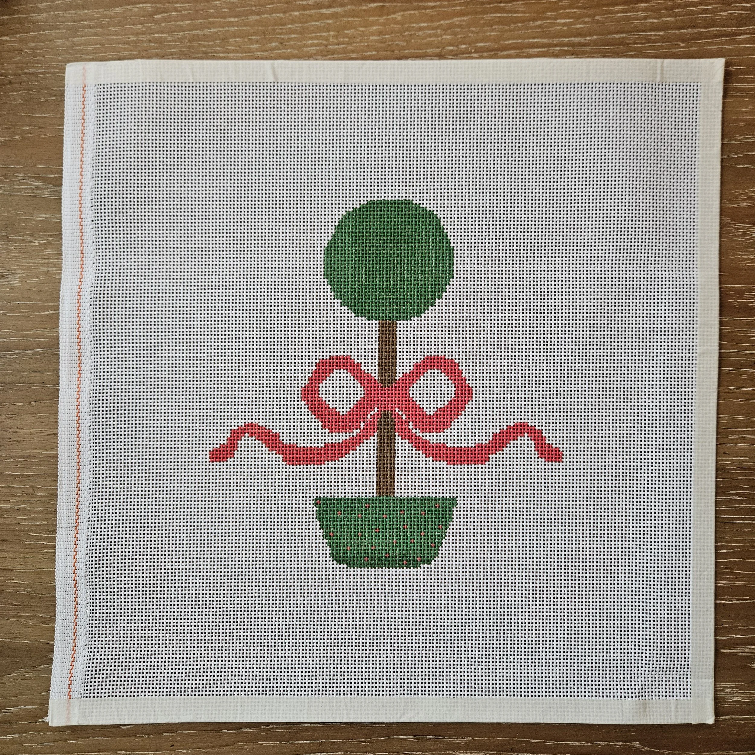 Christmas Topiary Canvas