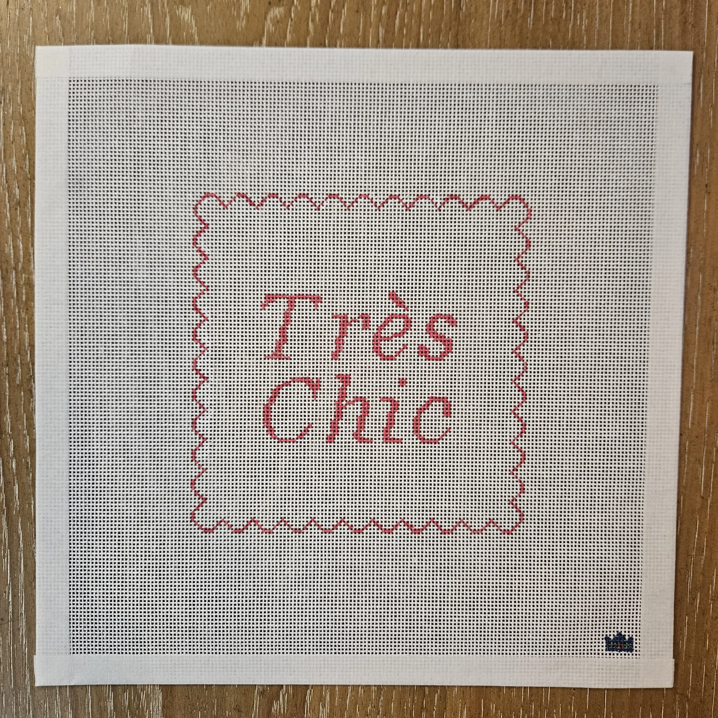 Pink Tres Chic Canvas