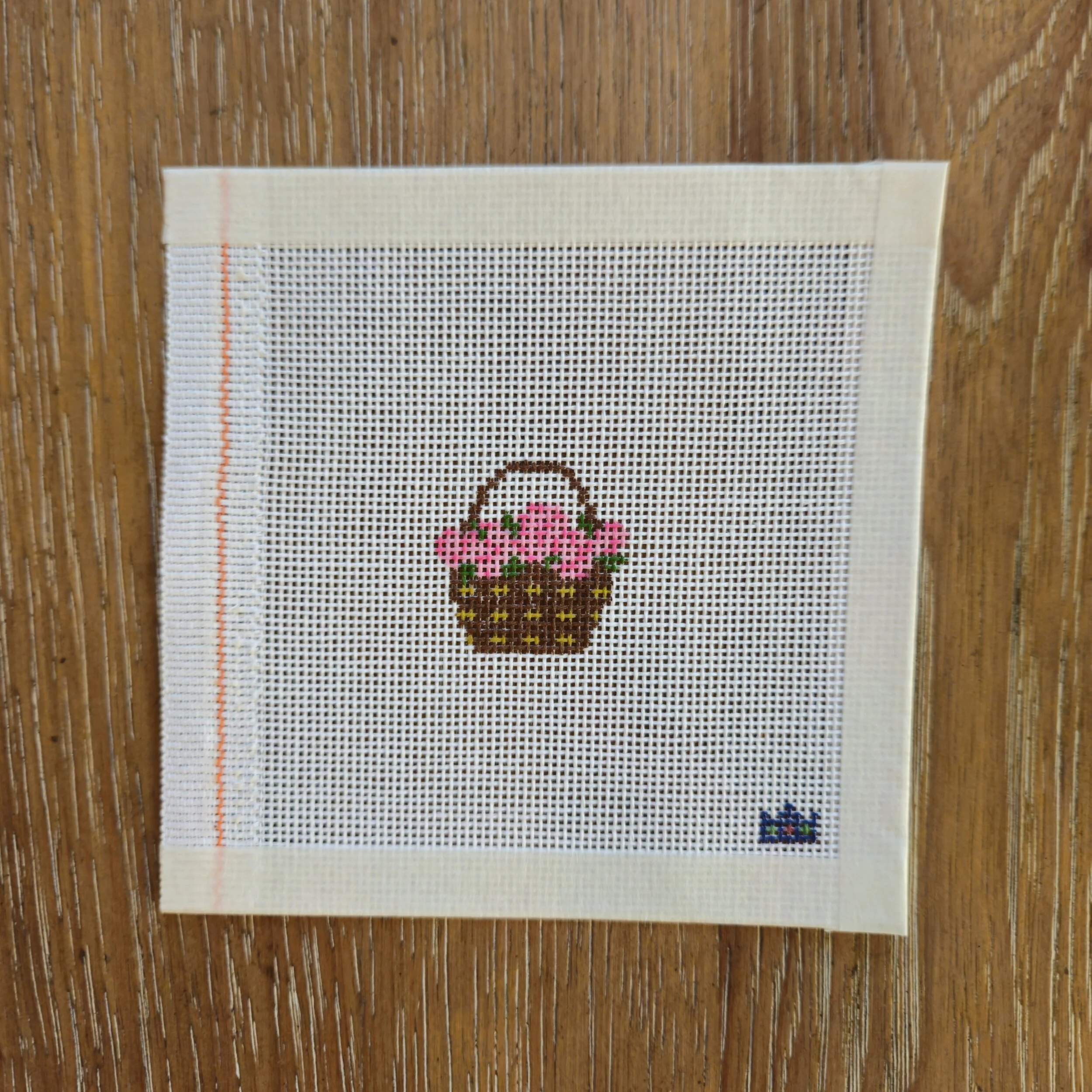 Pink Hydrangea Bitty Box Canvas