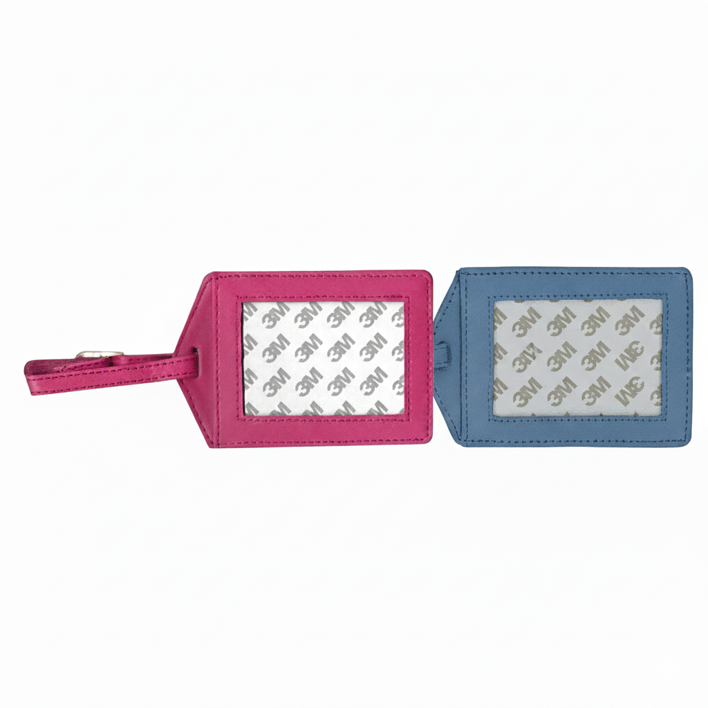 Leather Self Finishing Luggage Tag