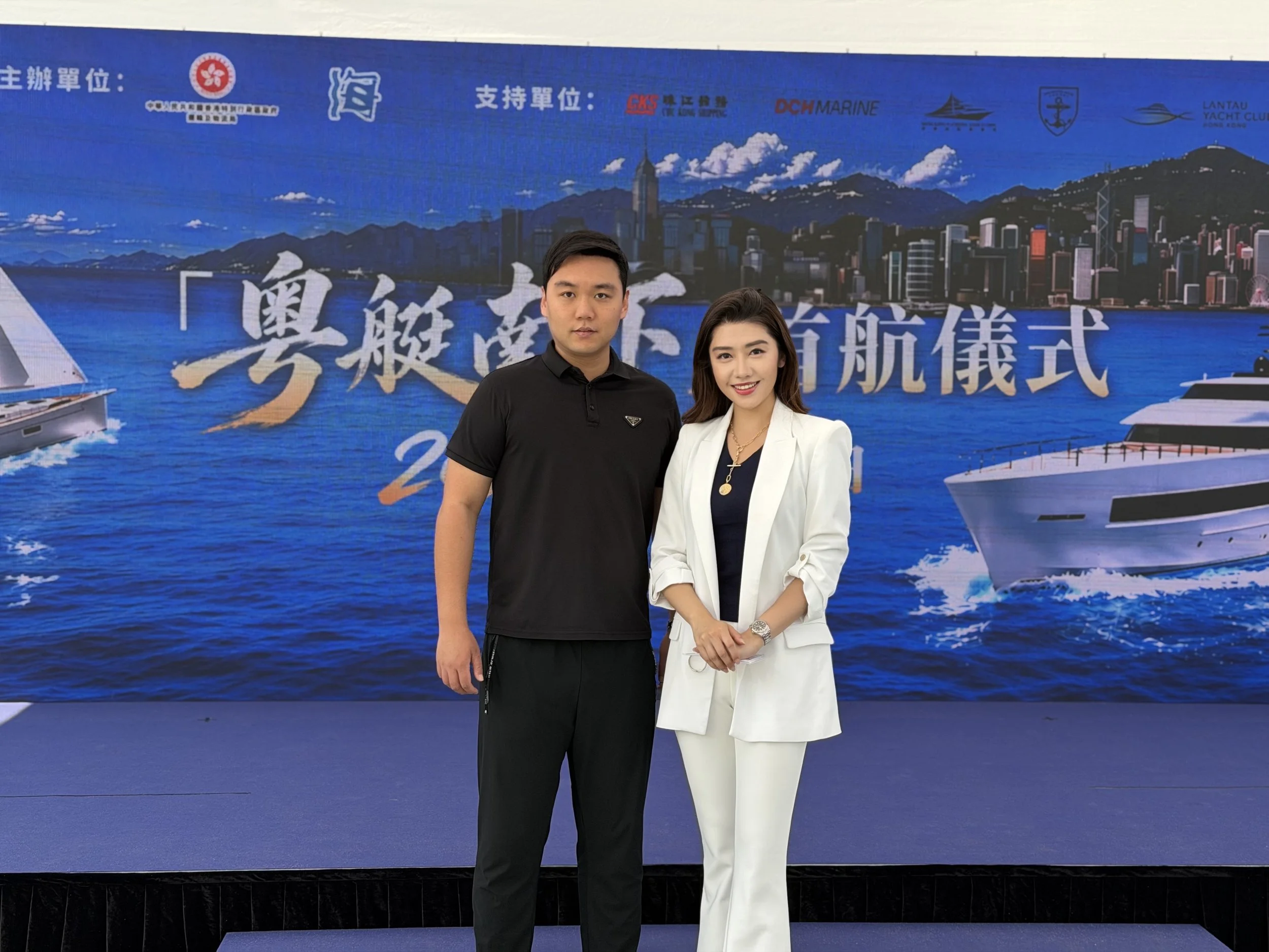 港灣薈和港車薈創辦人龔杰（左）和廖倬竩（右）