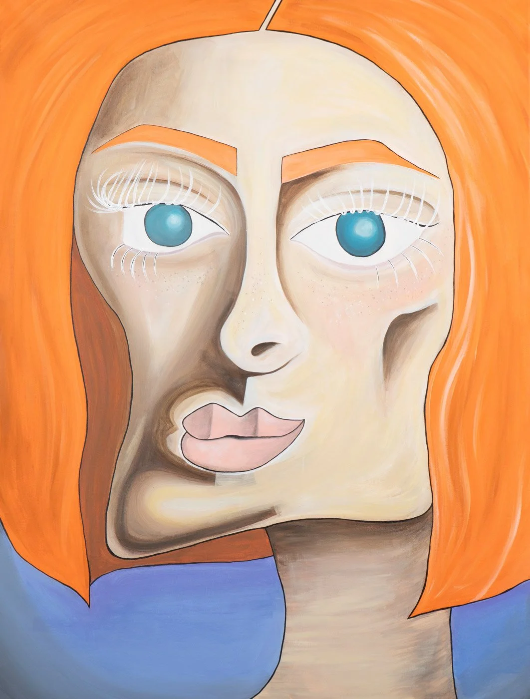 Sweetly Naive   48" x 36"