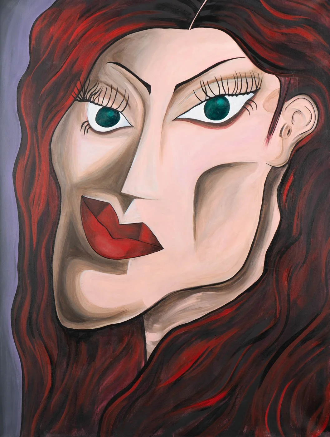 The Green Eyed Woman   48" x  36"