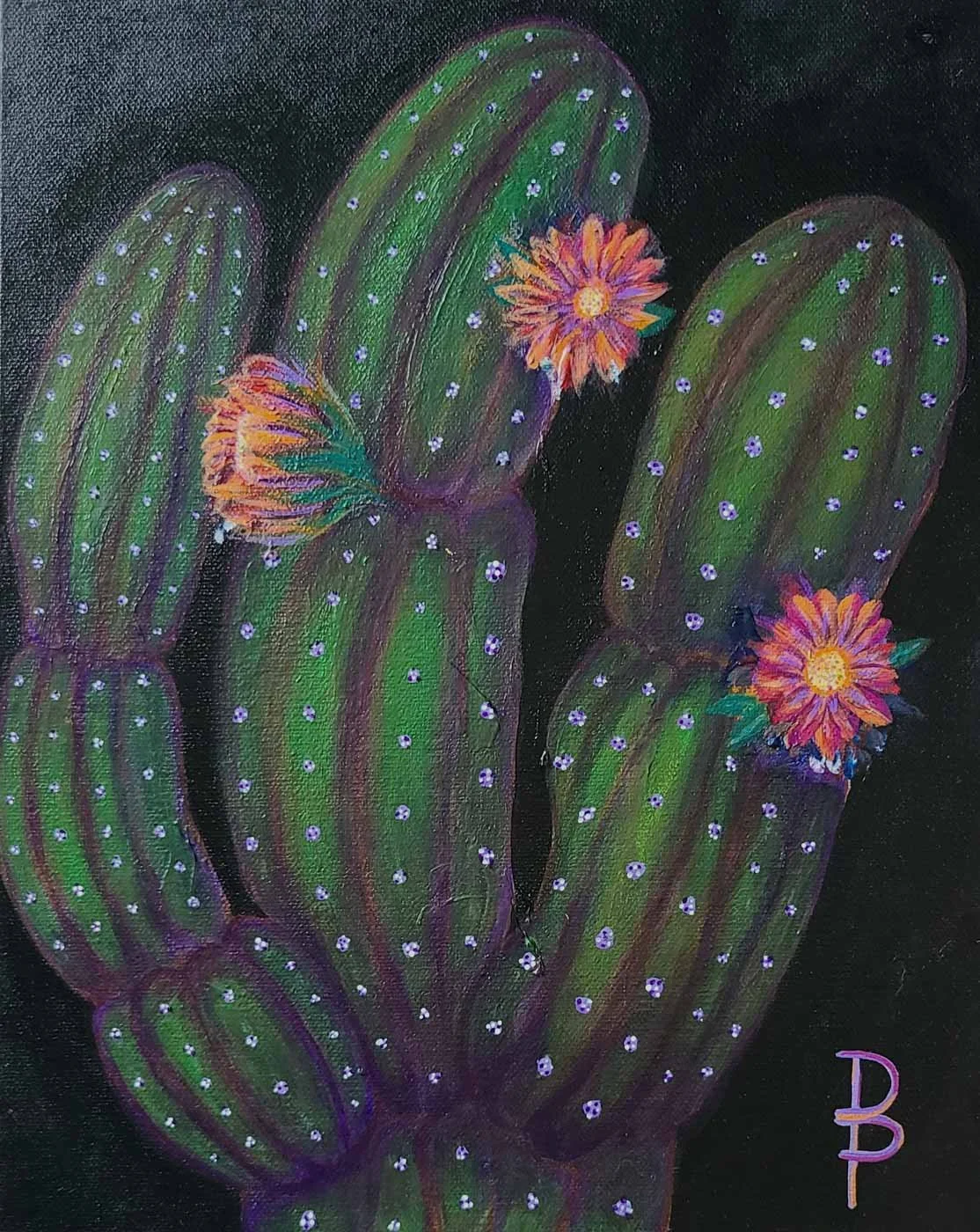 Carousel Cactus   13.75" x 22.94" 