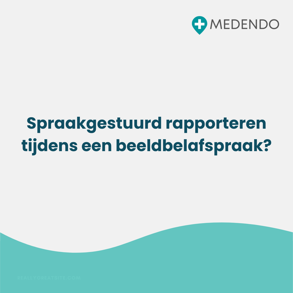 Spraakgestuurd rapporteren tijdens een beeldbelafspraak?