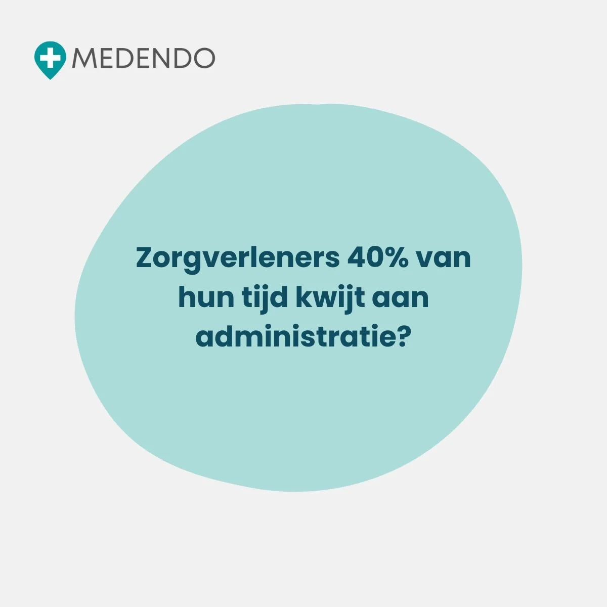 Wist je dat administratie ongeveer 40% van de kostbare tijd van zorgverleners opslokt?
