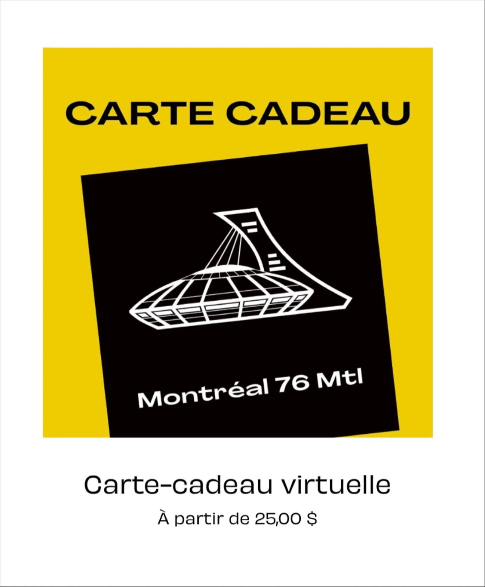 Tu veux r&eacute;gler tes cadeaux en 2 temps, 3 mouvements ? 🎁 La toile du stade, c&rsquo;est s&ucirc;rement le cadeau le plus original de l&rsquo;ann&eacute;e ! 😁🎄🎅🏼
Retrouve notre carte cadeau &eacute;lectronique directement sur la boutique en