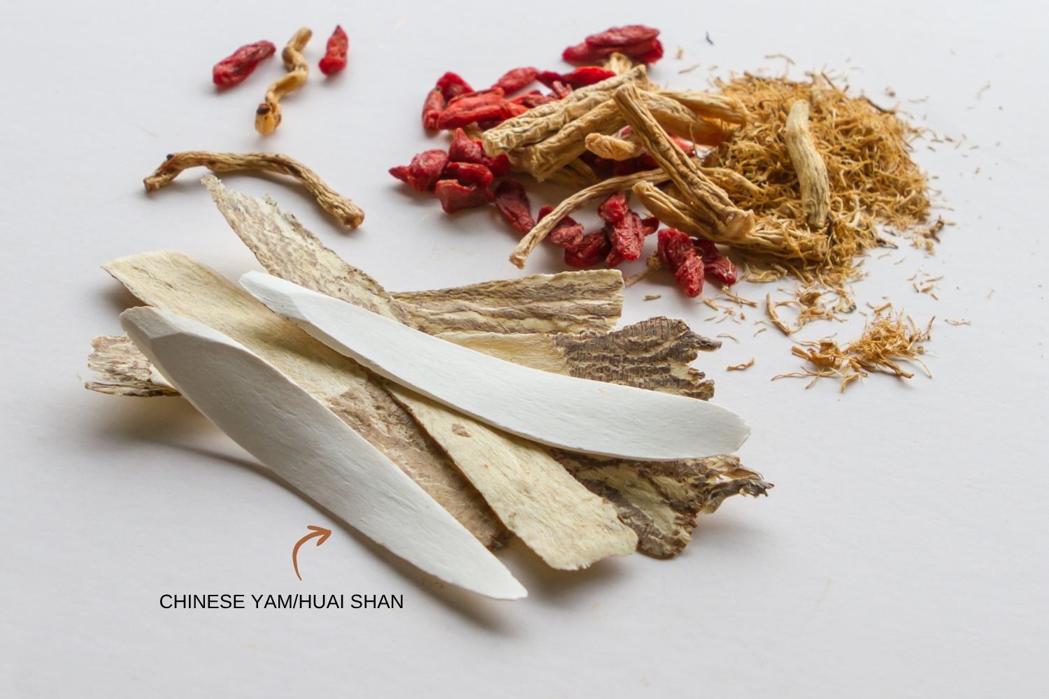 Huaishan is often used with various herbs to make tonic soups