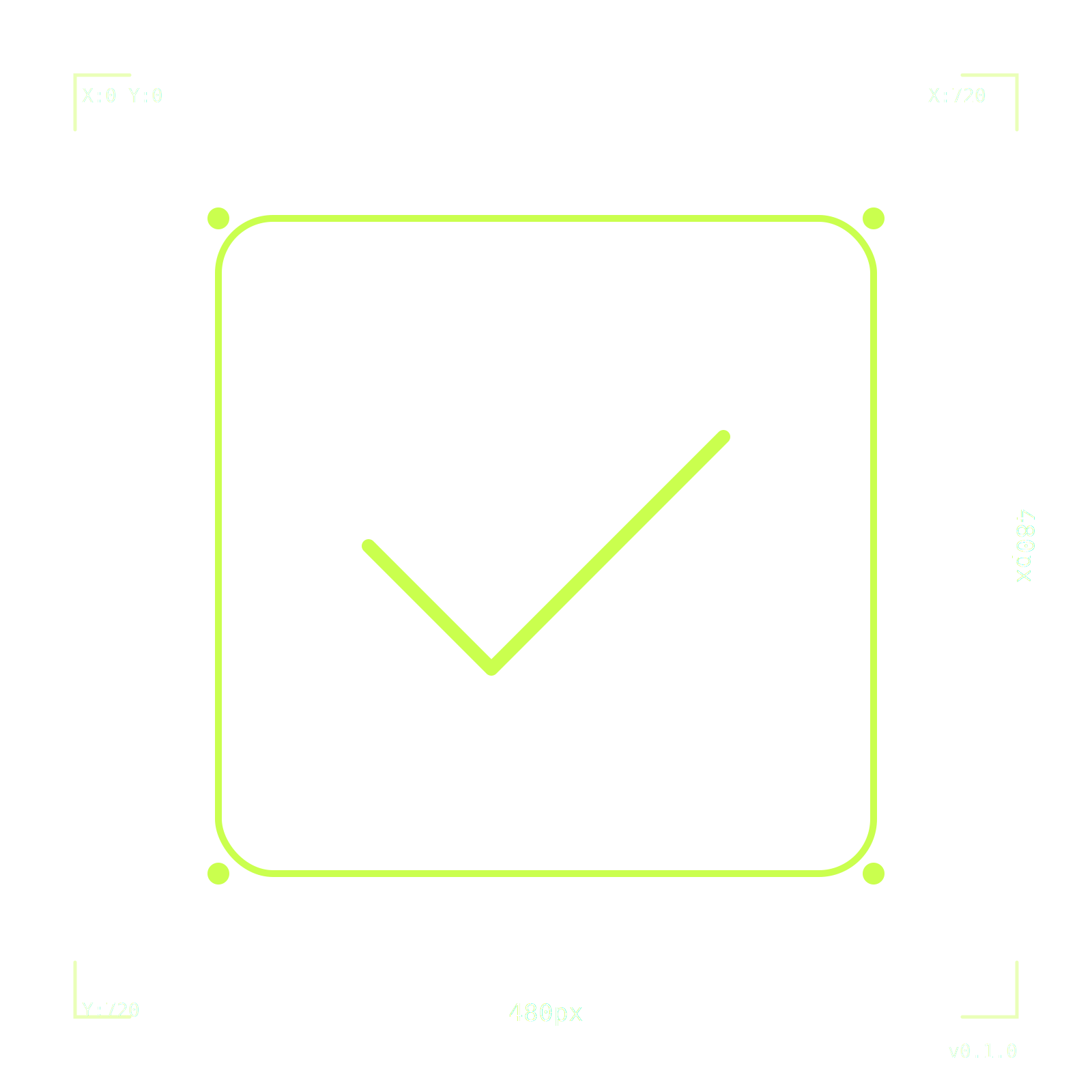 TaskLoops hero graphic is a large checked box with green neon lines on a blue background