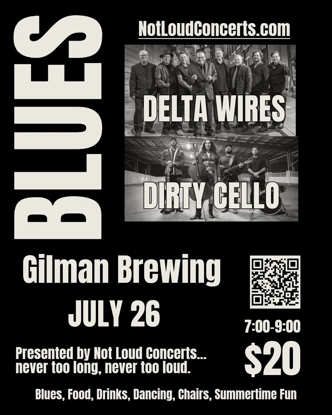 Berkeley - are you ready?

July 26 at 7 pm

 A night of down-home wailing blues in Berkeley at Gilman Brewing!

Featuring:
Delta Wires
Dirty Cello

Not too long, Not too expensive, and of course, Not too loud.

Designed with the audience's comfort in