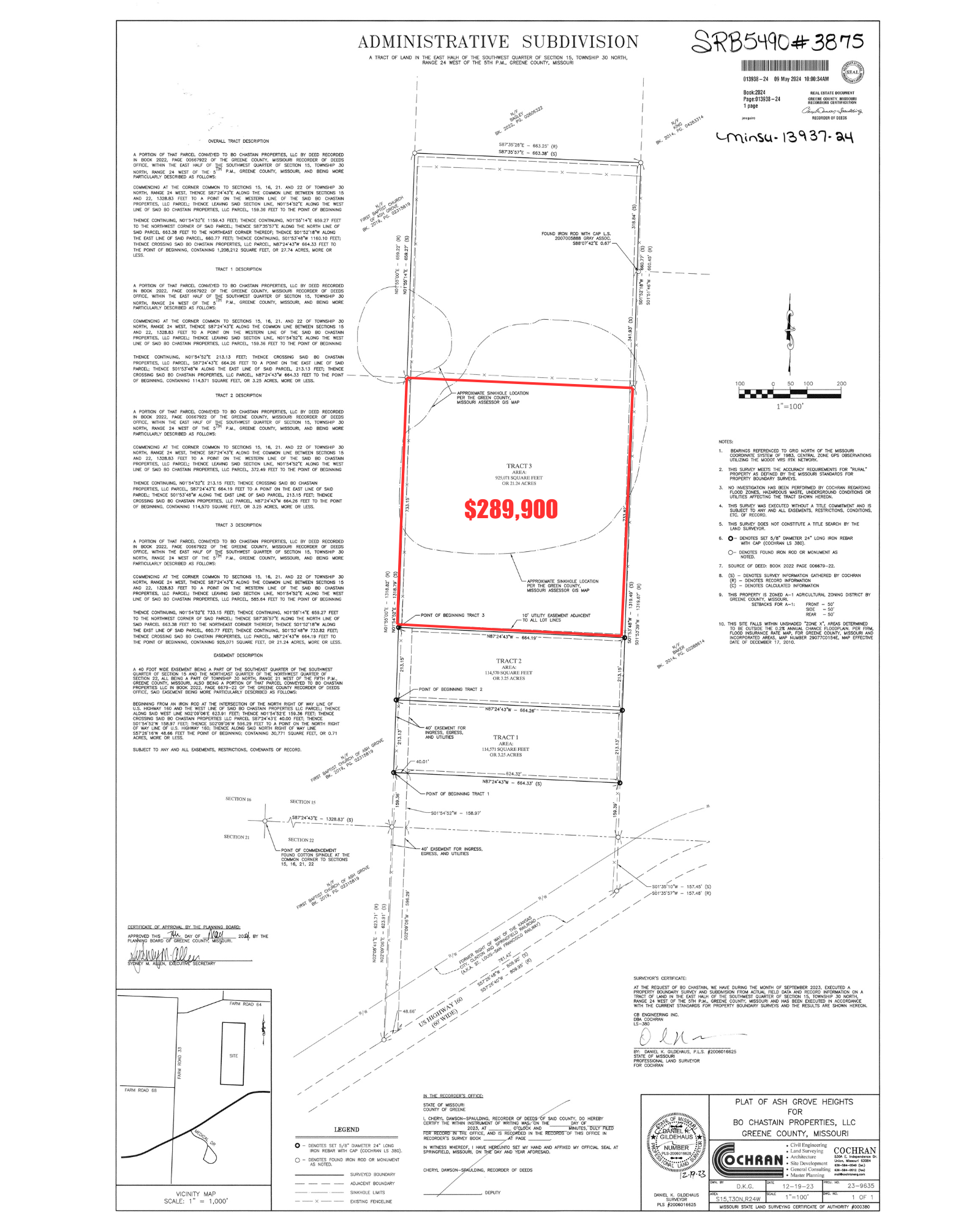 N Ash Tree Ln - Tract Property Lines.png