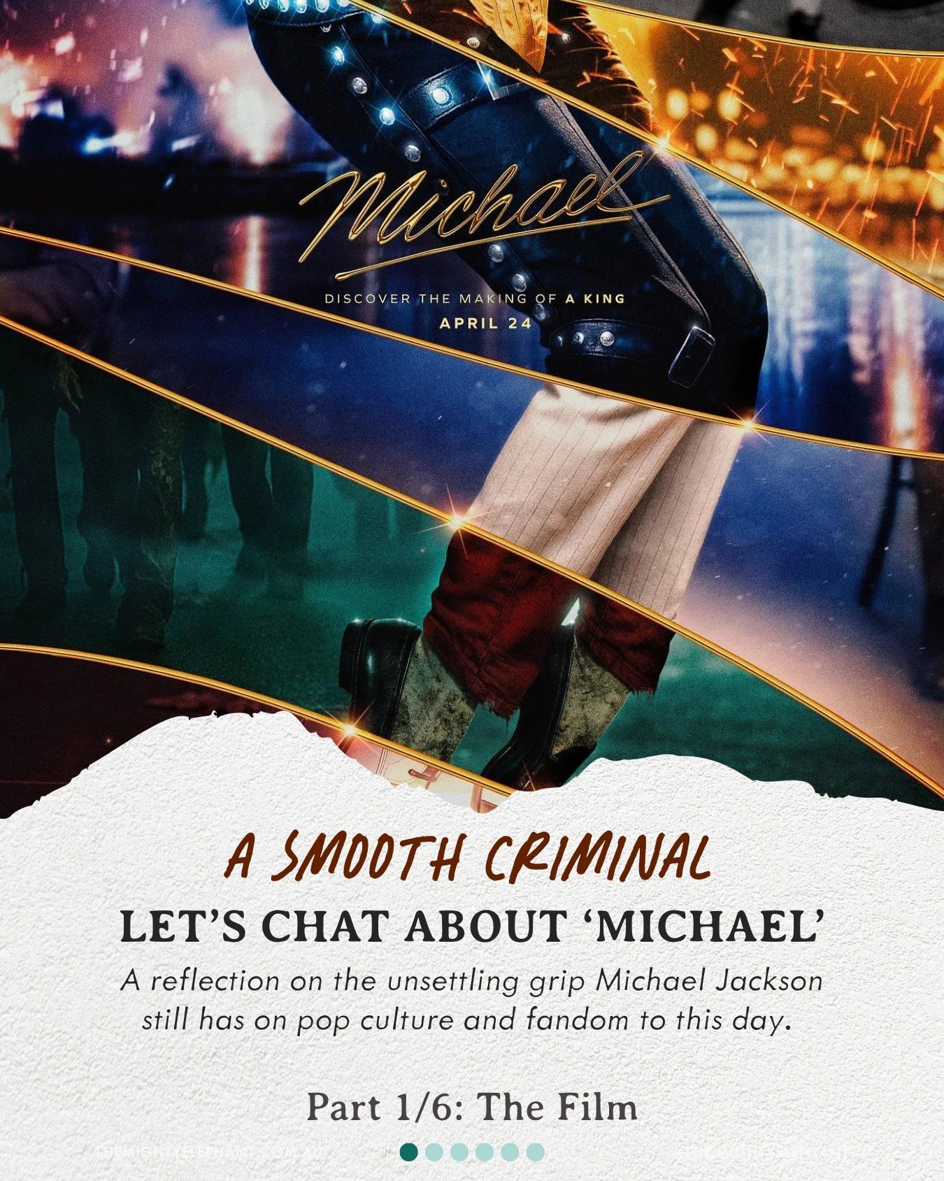 &lsquo;Michael&rsquo; or &lsquo;A Smooth Criminal&rsquo;&hellip; what&rsquo;s a more fitting name for the King of Pop&rsquo;s new biopic?

Decide for yourself, full article is live on our website.

Written by Dean Webster