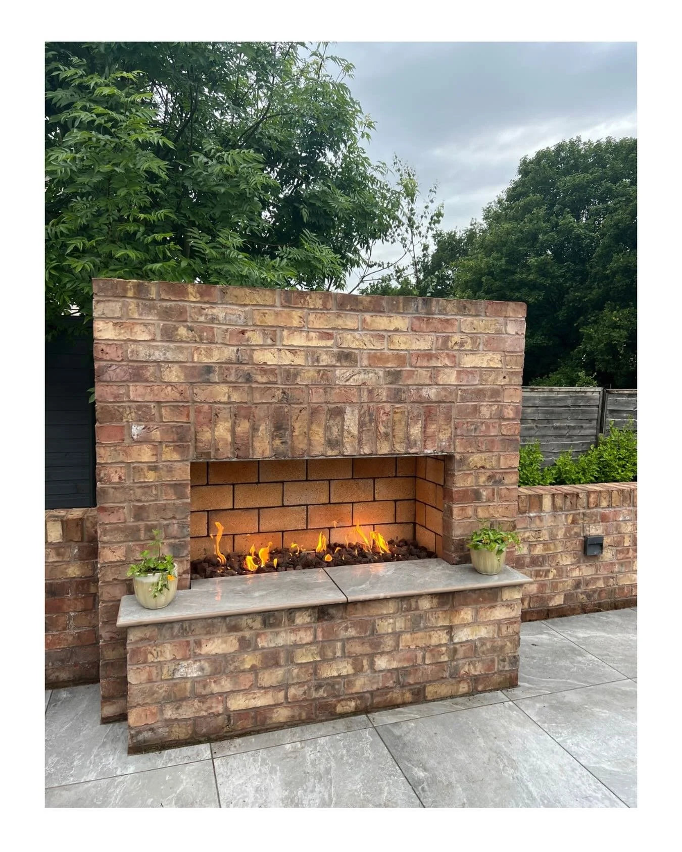 We believe that the garden is just as important as the house itself, and use the same design approach in our landscaping schemes, creating zones or &lsquo;rooms&rsquo; externally. Here is an outdoor &lsquo;living room&rsquo; complete with an outdoor 