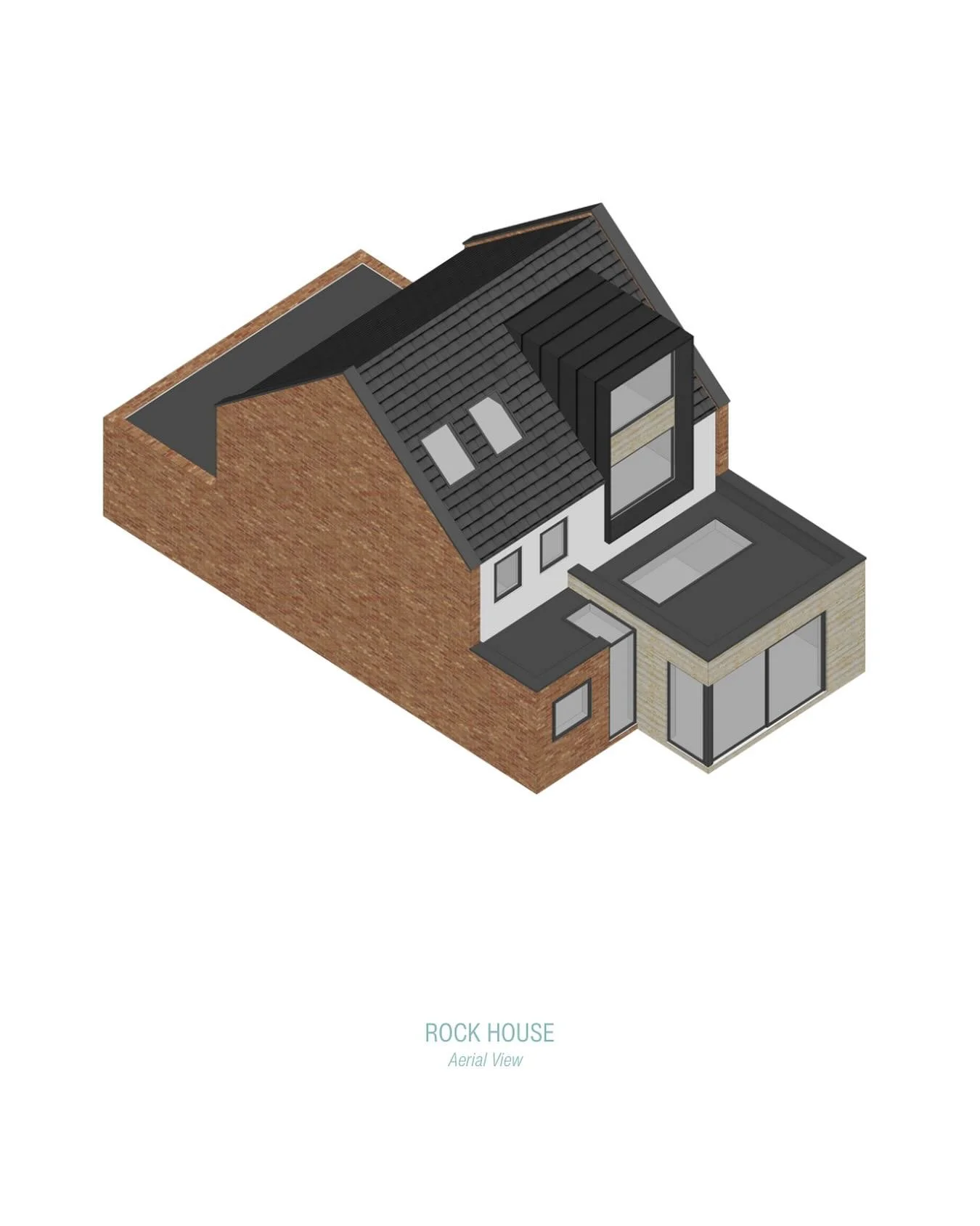 Aerial view of the proposals at Rock House

#houseextension #architecture #architect #wirralarchitects #cheshirearchitect