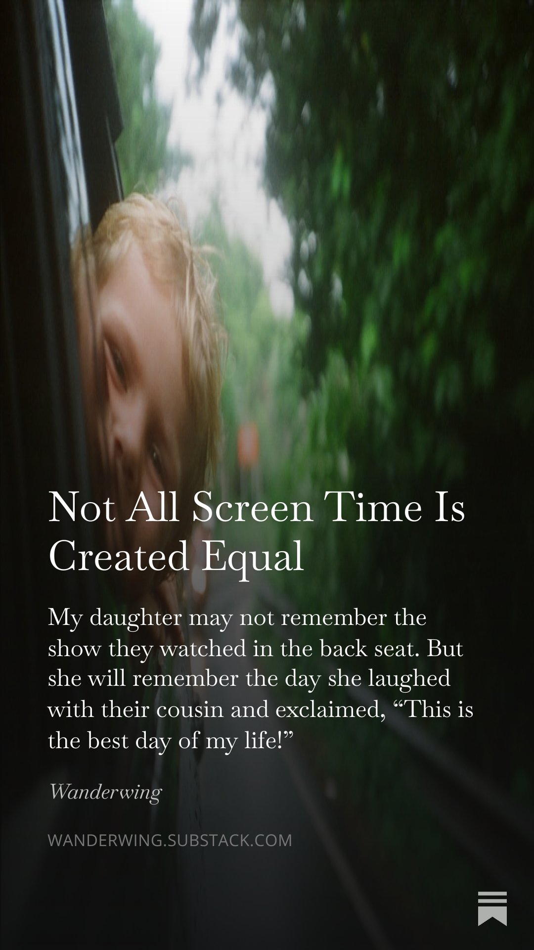 Not All Screen Time is Created Equal