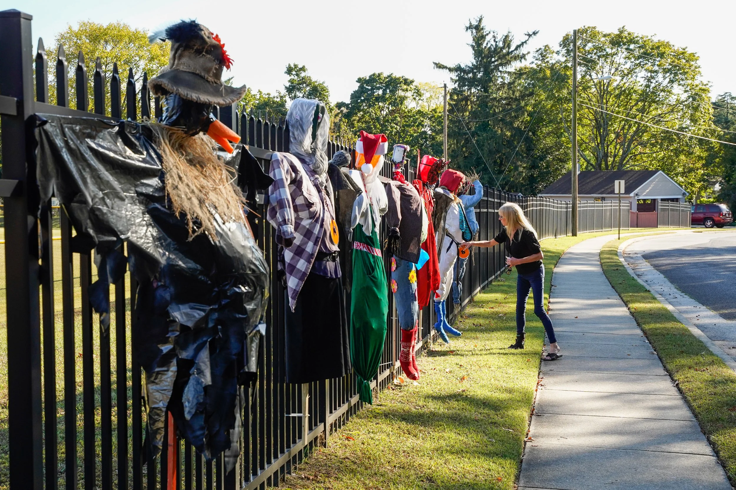 Gibbsboro Fire Auxiliary Holds Scarecrow Building Competition (Follow South Jersey)