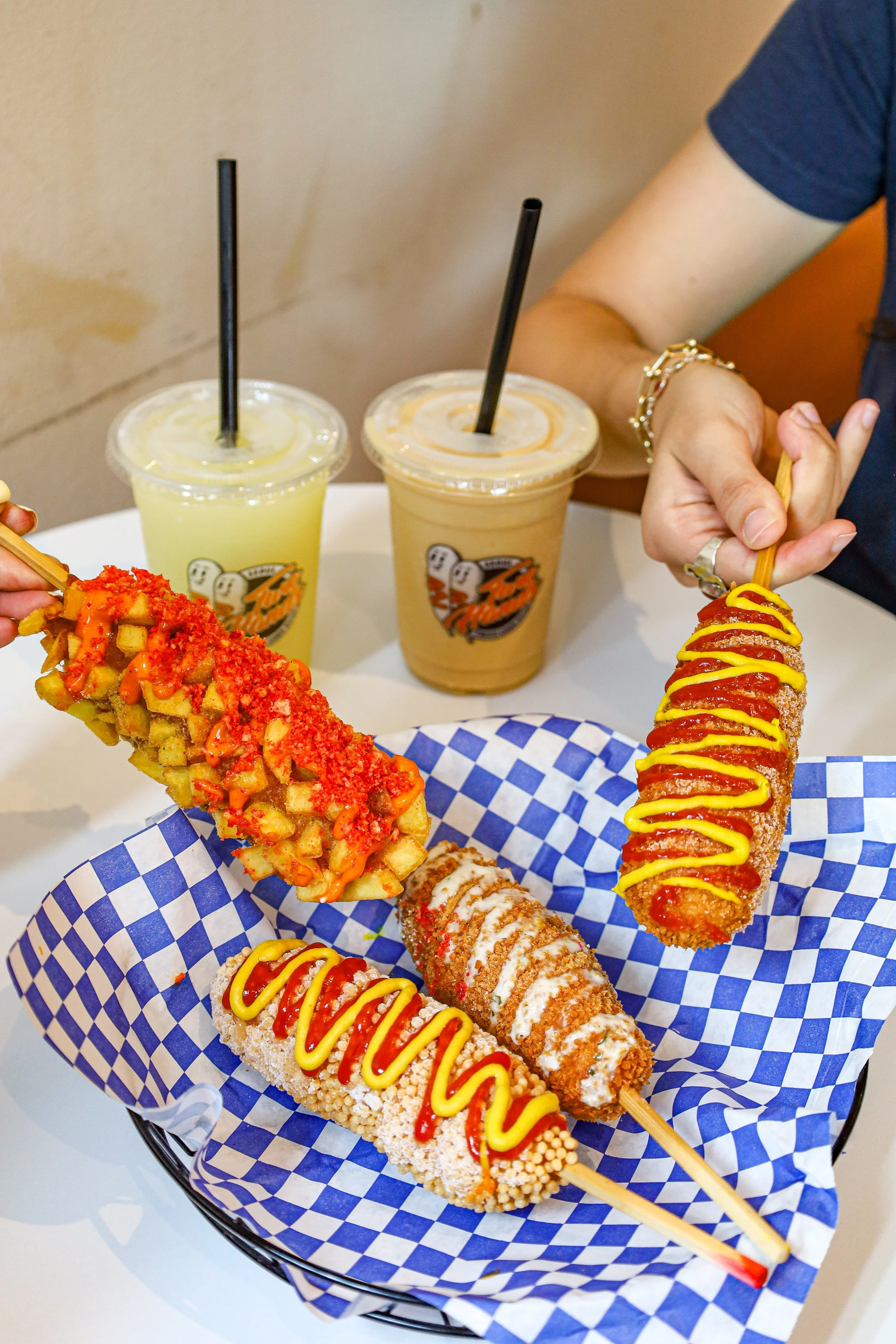 Two Hands Korean Corn Dogs