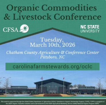 Organic Commodities and Livestock Conference