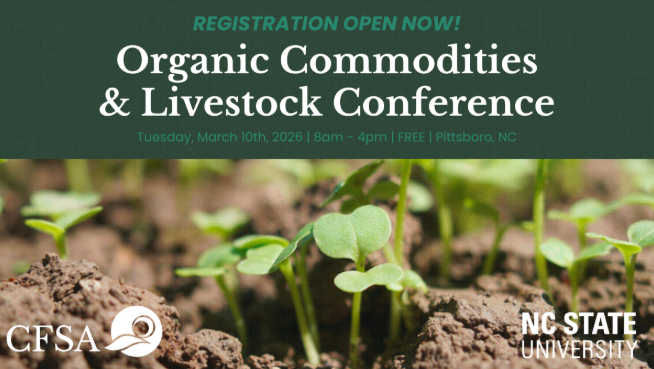 CFSA Organic Commodities & Lifestock Conference